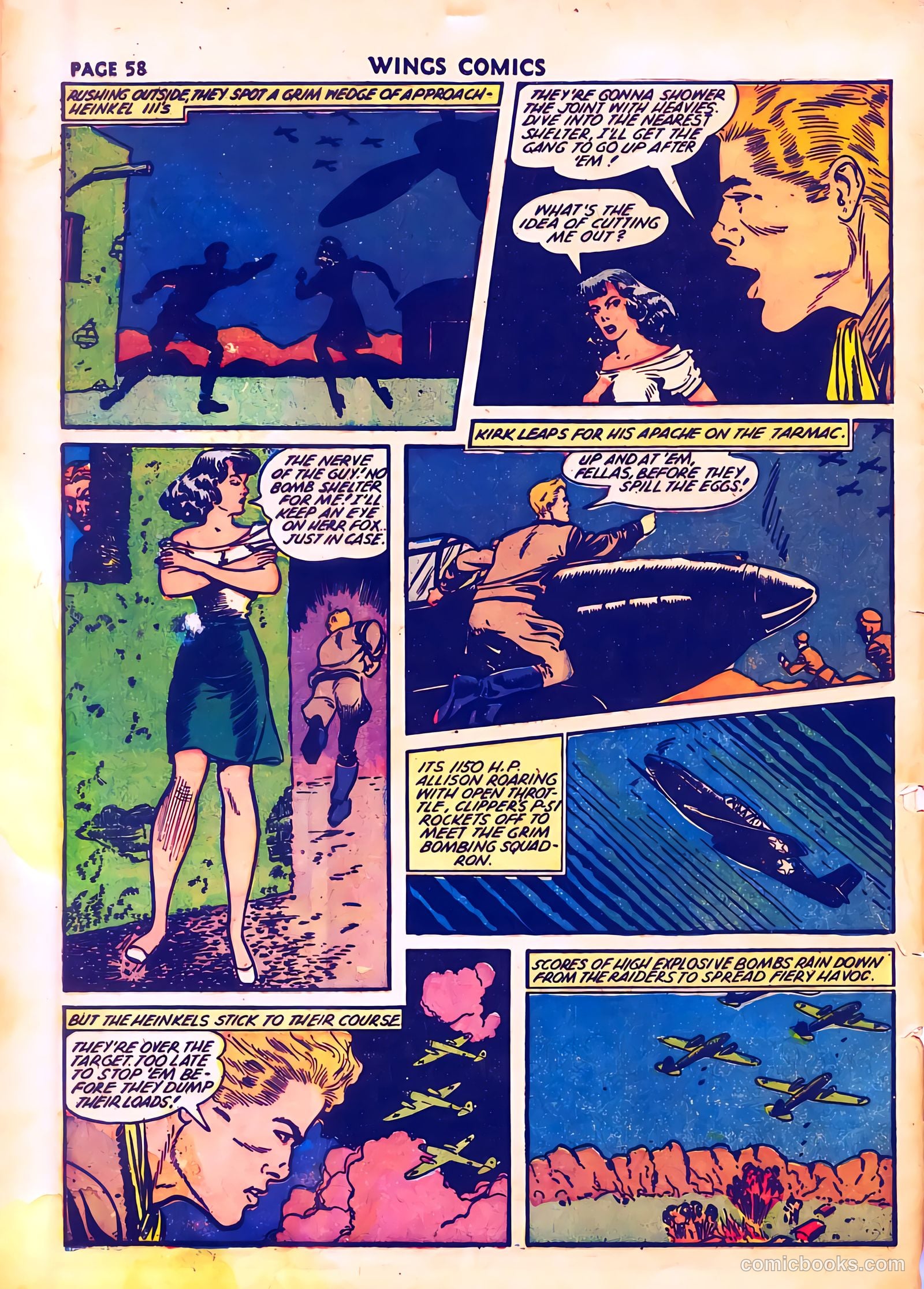 Wings Comics #28 — page 60 of 68