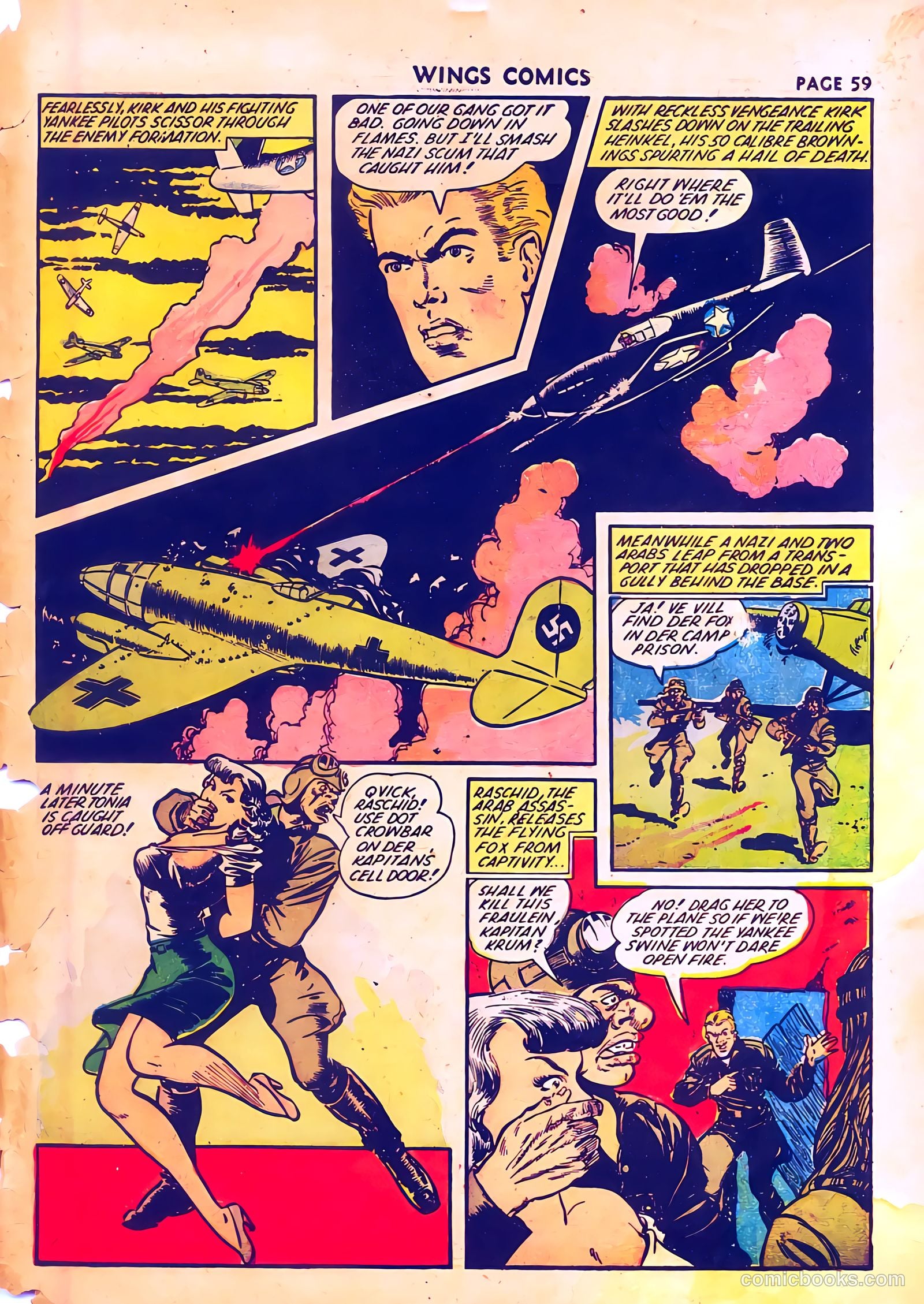 Wings Comics #28 — page 61 of 68