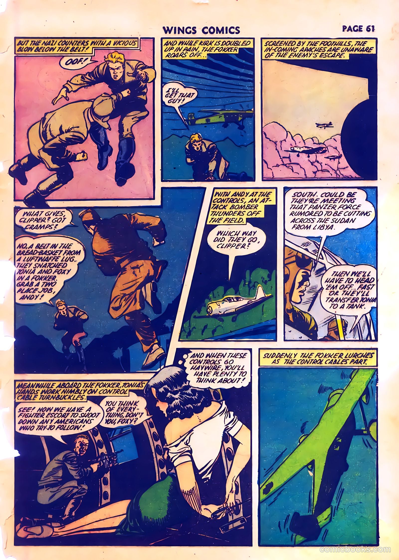 Wings Comics #28 — page 63 of 68