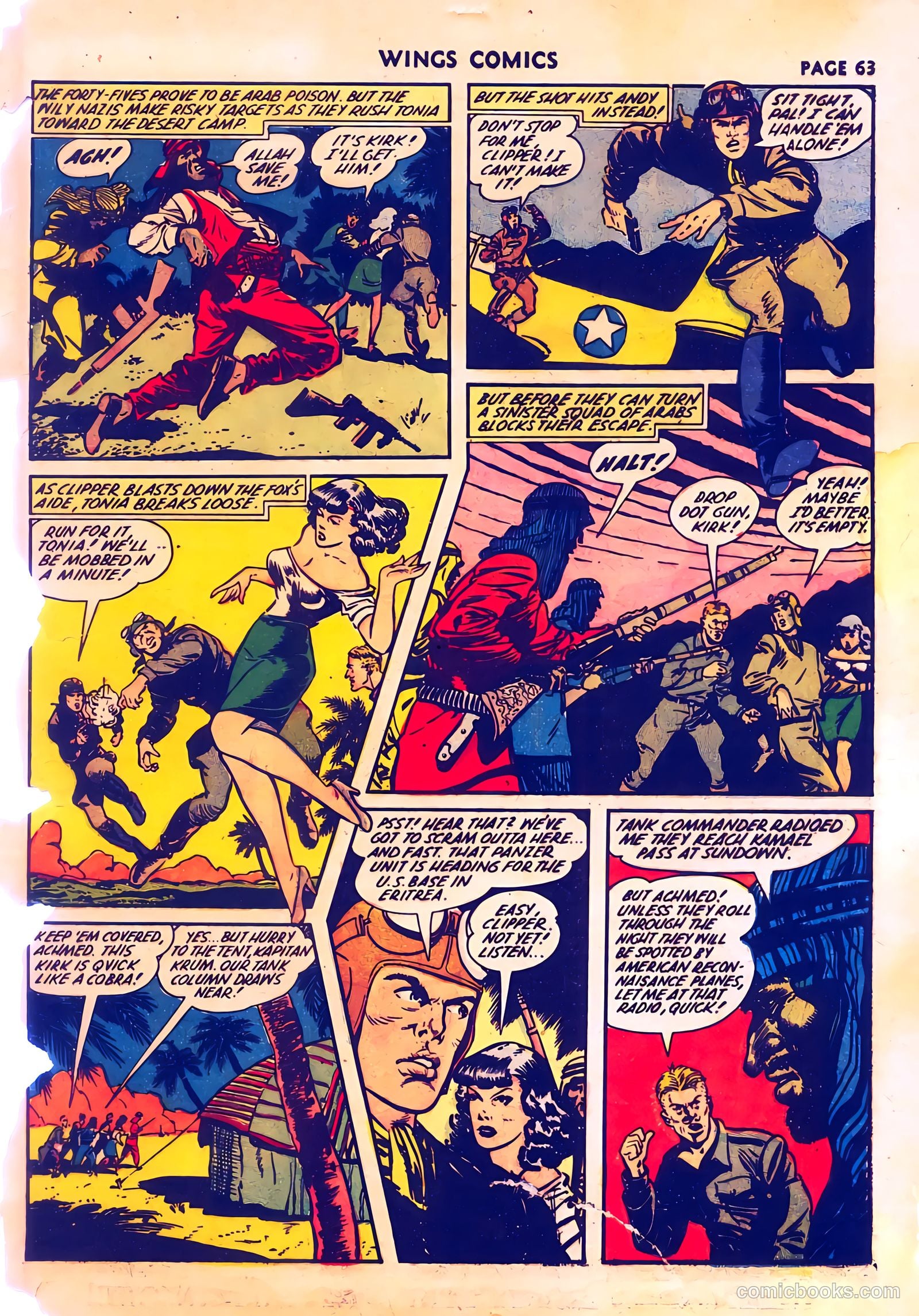 Wings Comics #28 — page 65 of 68