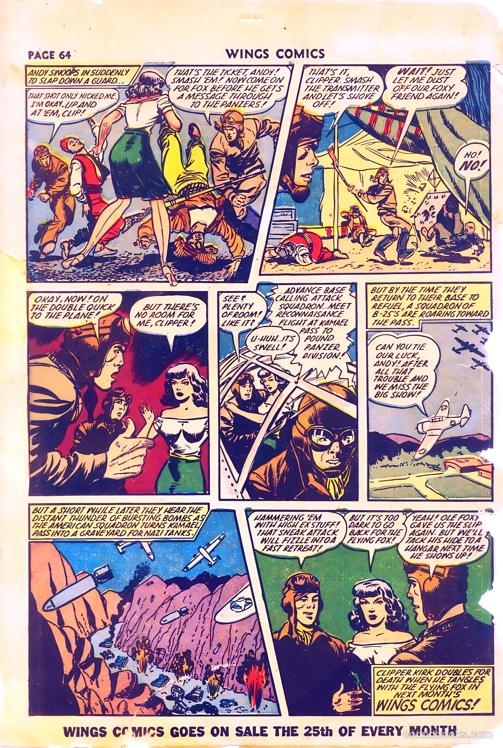 Wings Comics #28 — page 66 of 68