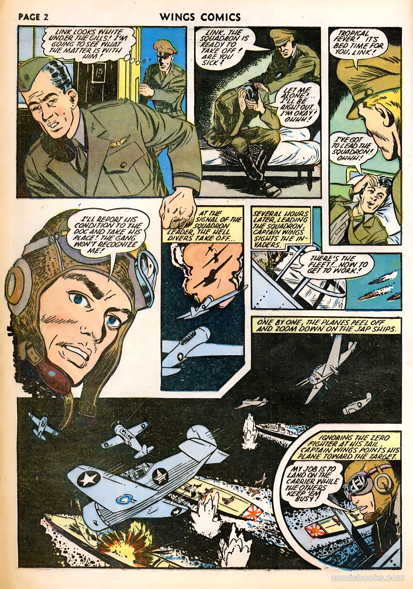 Wings Comics #29 — page 4 of 68
