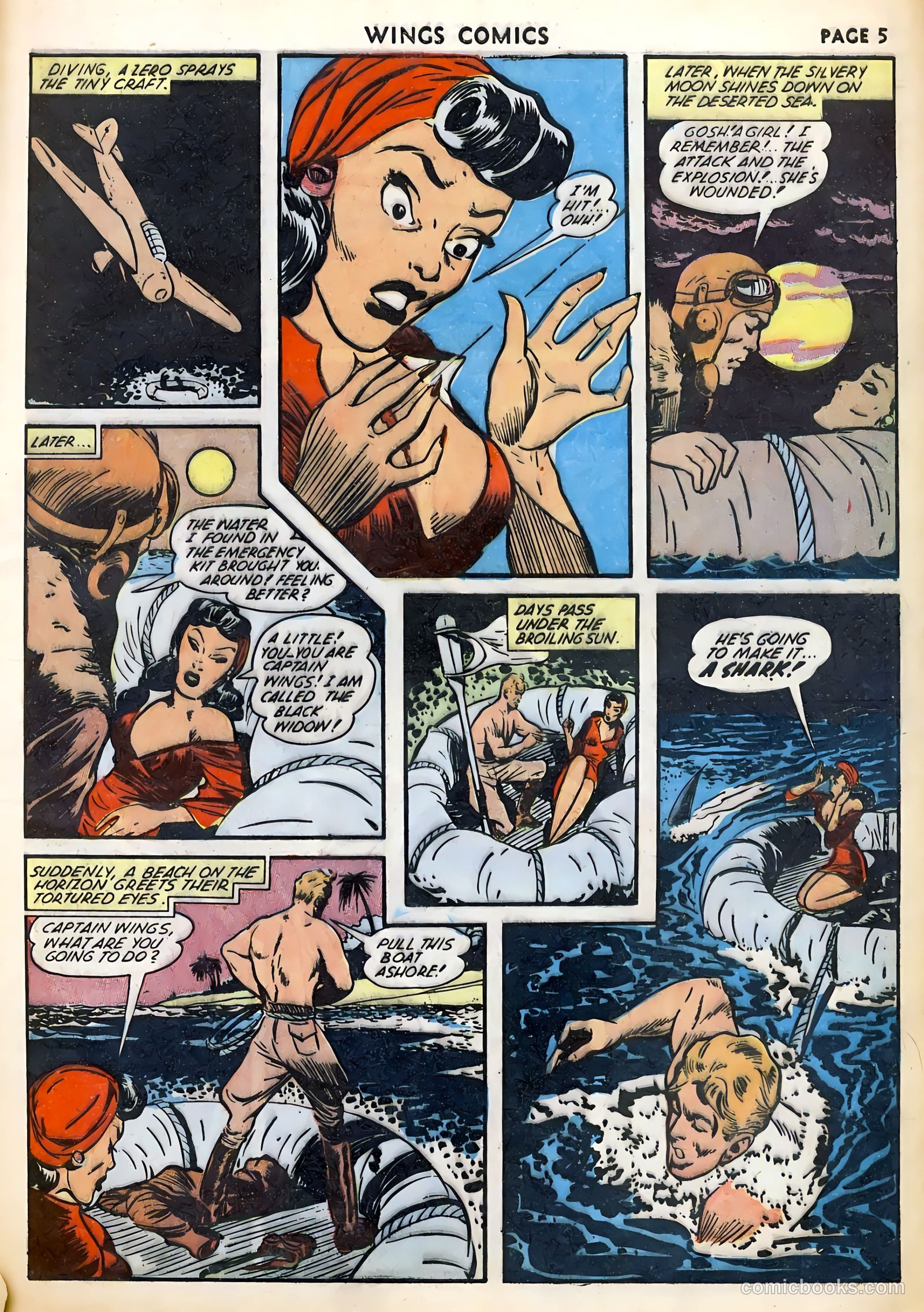 Wings Comics #29 — page 7 of 68
