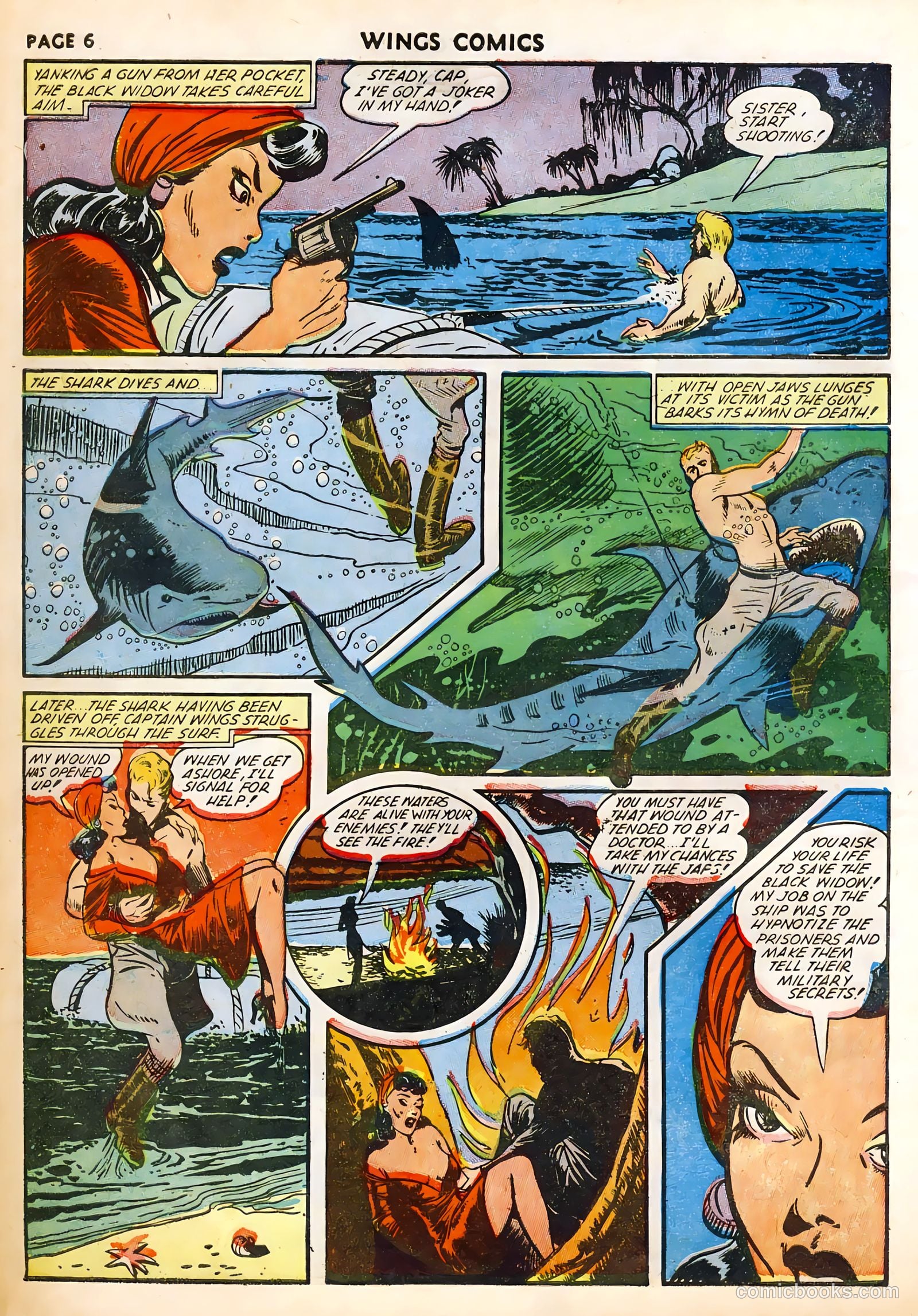 Wings Comics #29 — page 8 of 68