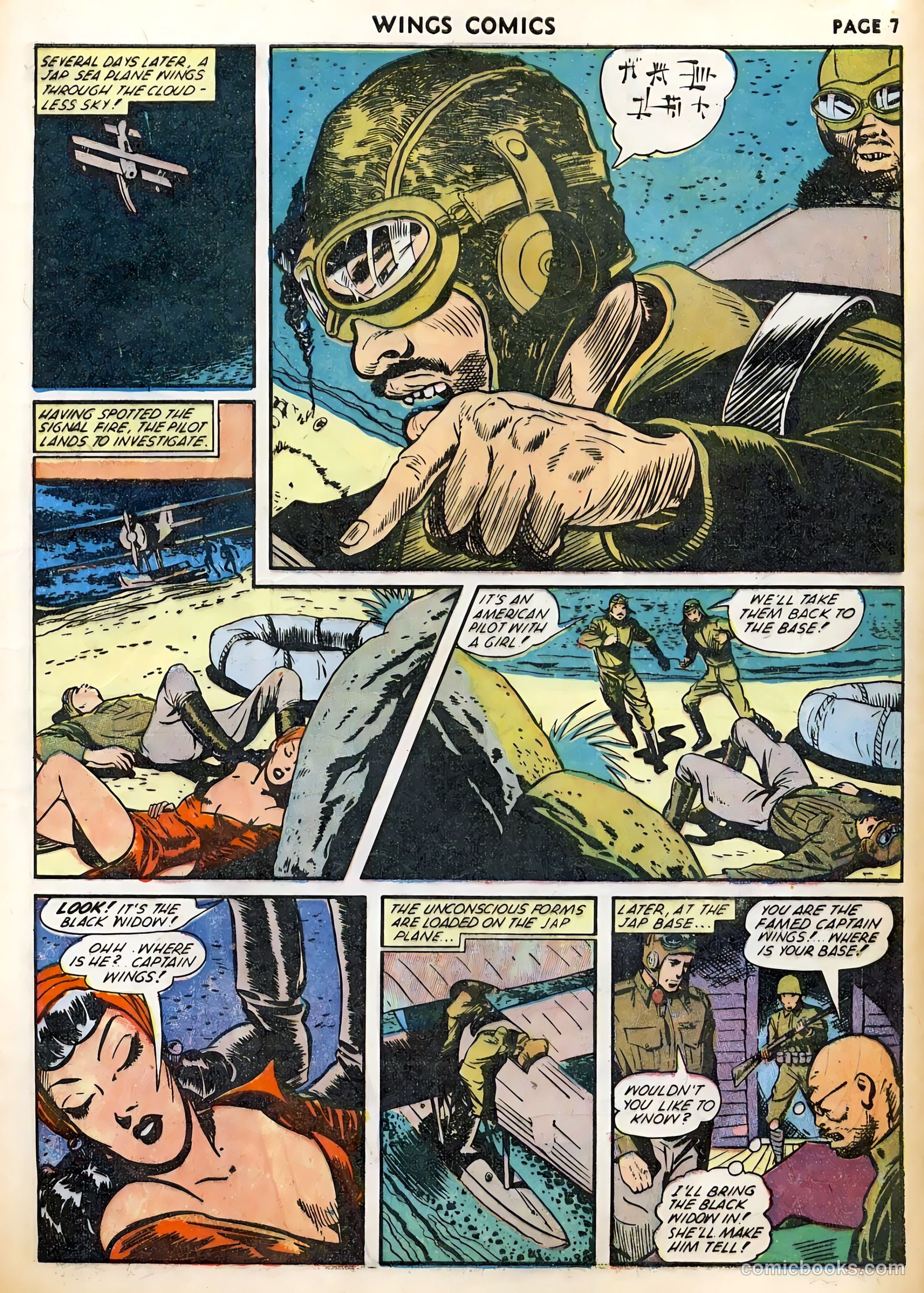 Wings Comics #29 — page 9 of 68