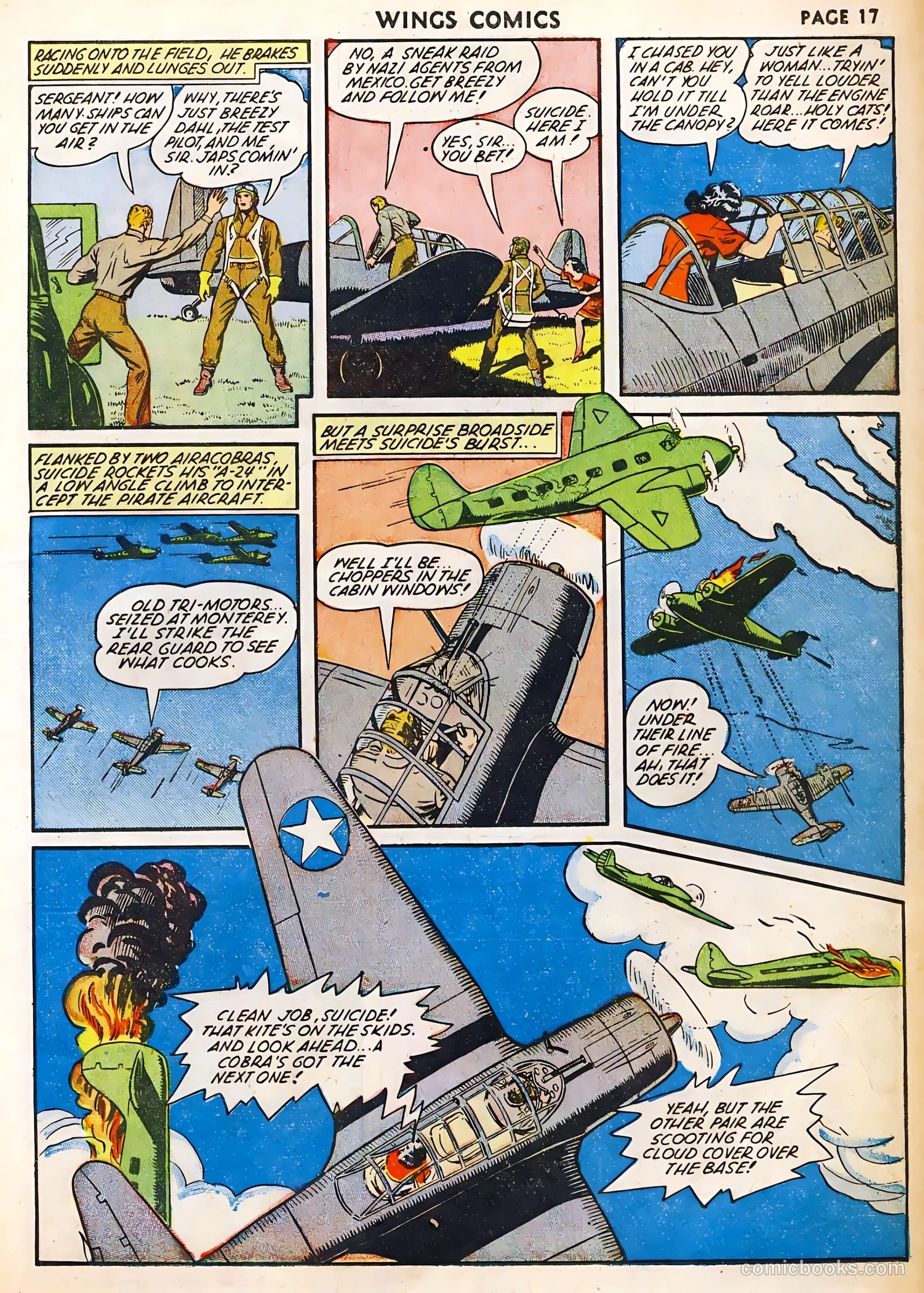 Wings Comics #29 — page 19 of 68