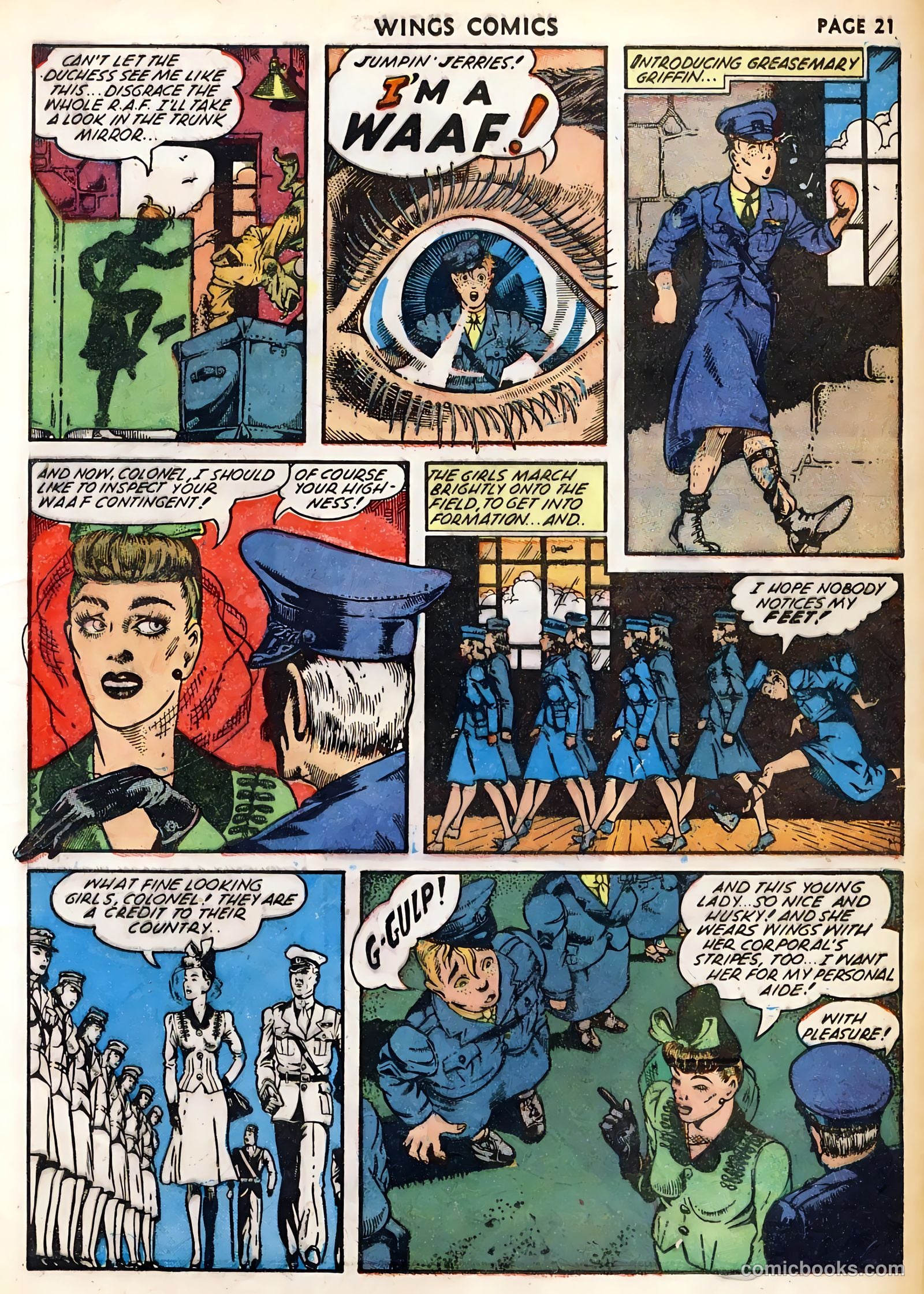 Wings Comics #29 — page 23 of 68