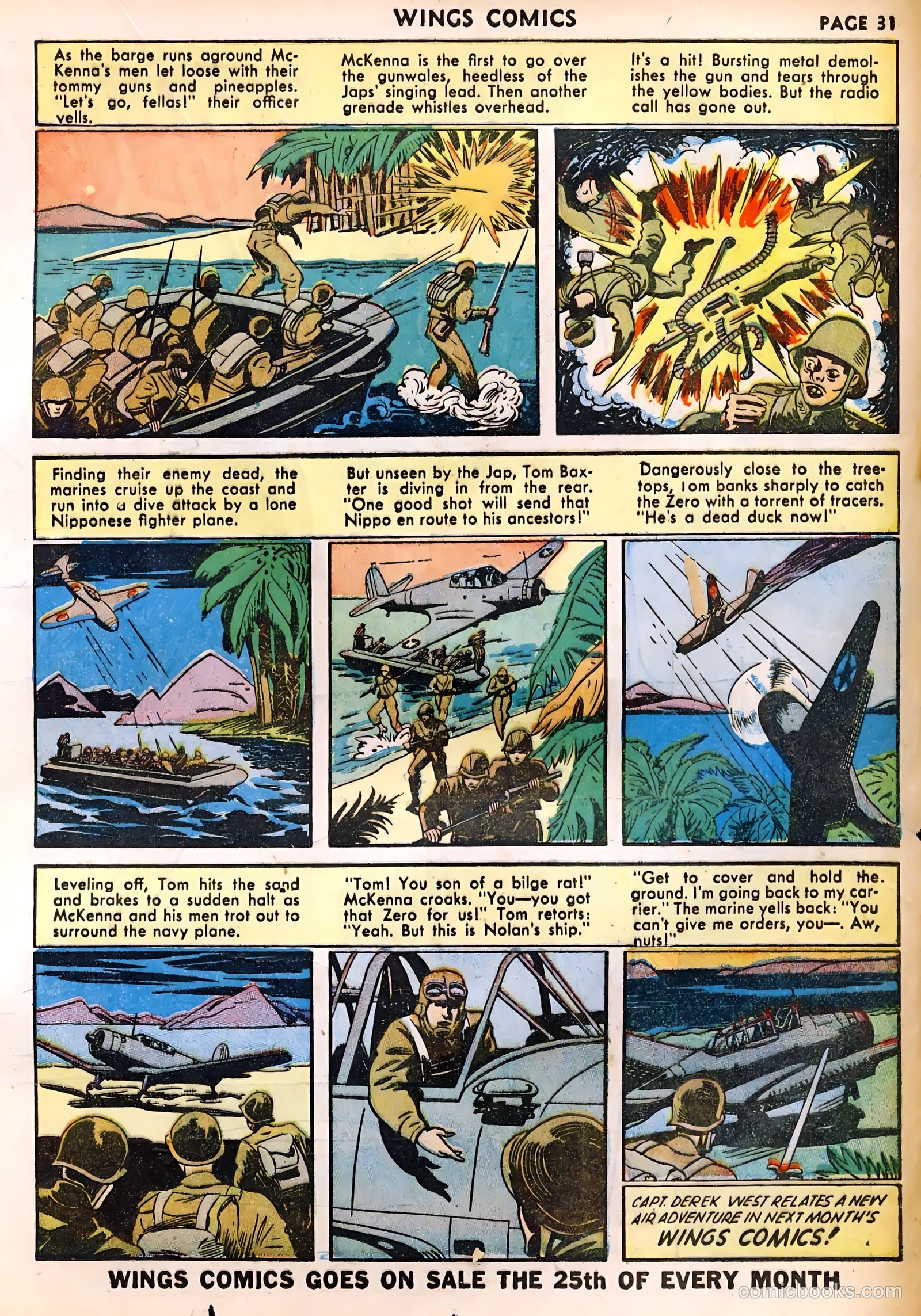 Wings Comics #29 — page 33 of 68