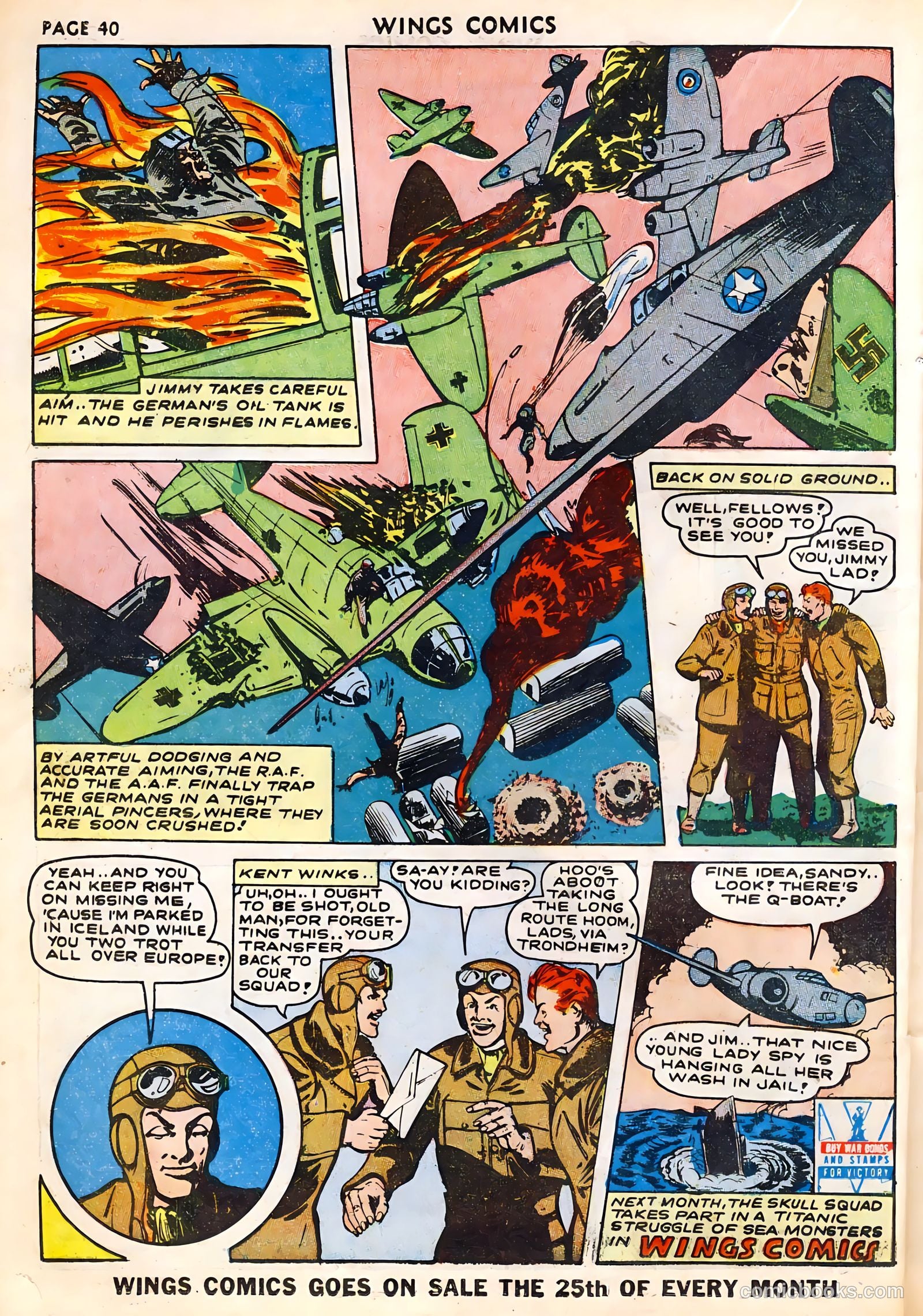 Wings Comics #29 — page 42 of 68