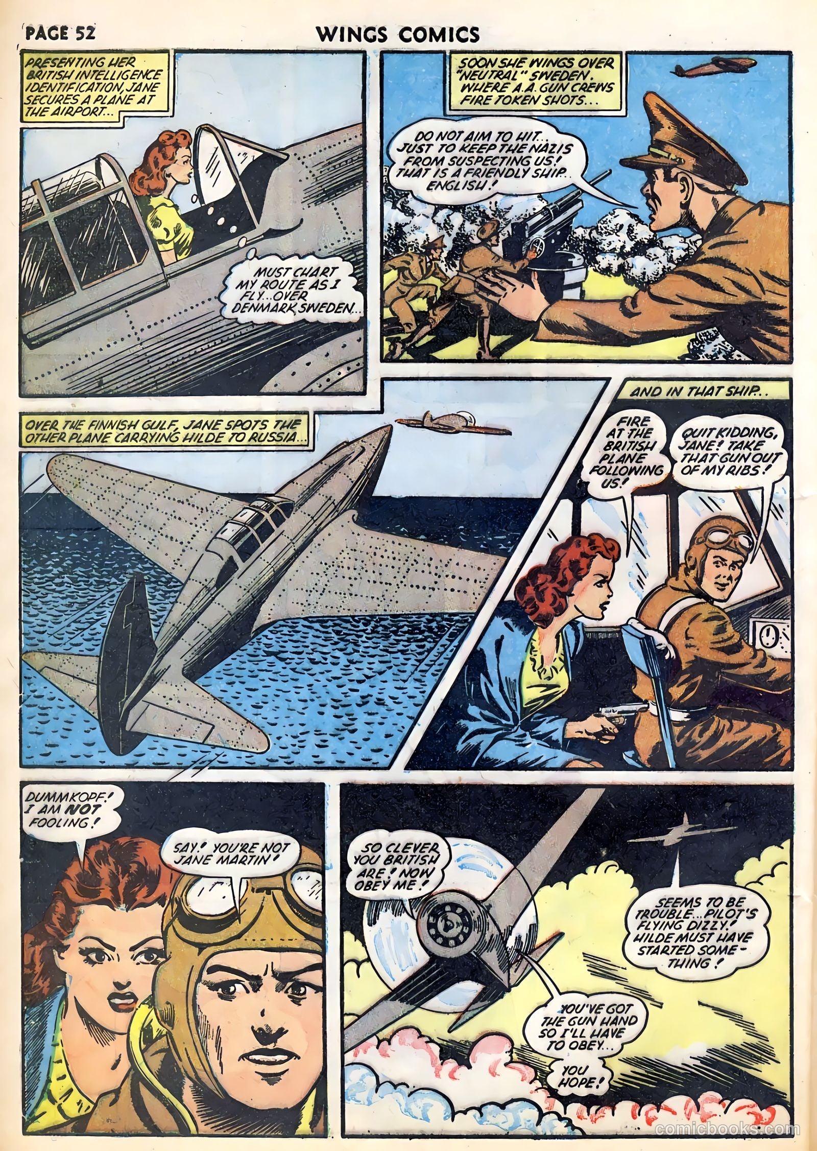 Wings Comics #29 — page 54 of 68