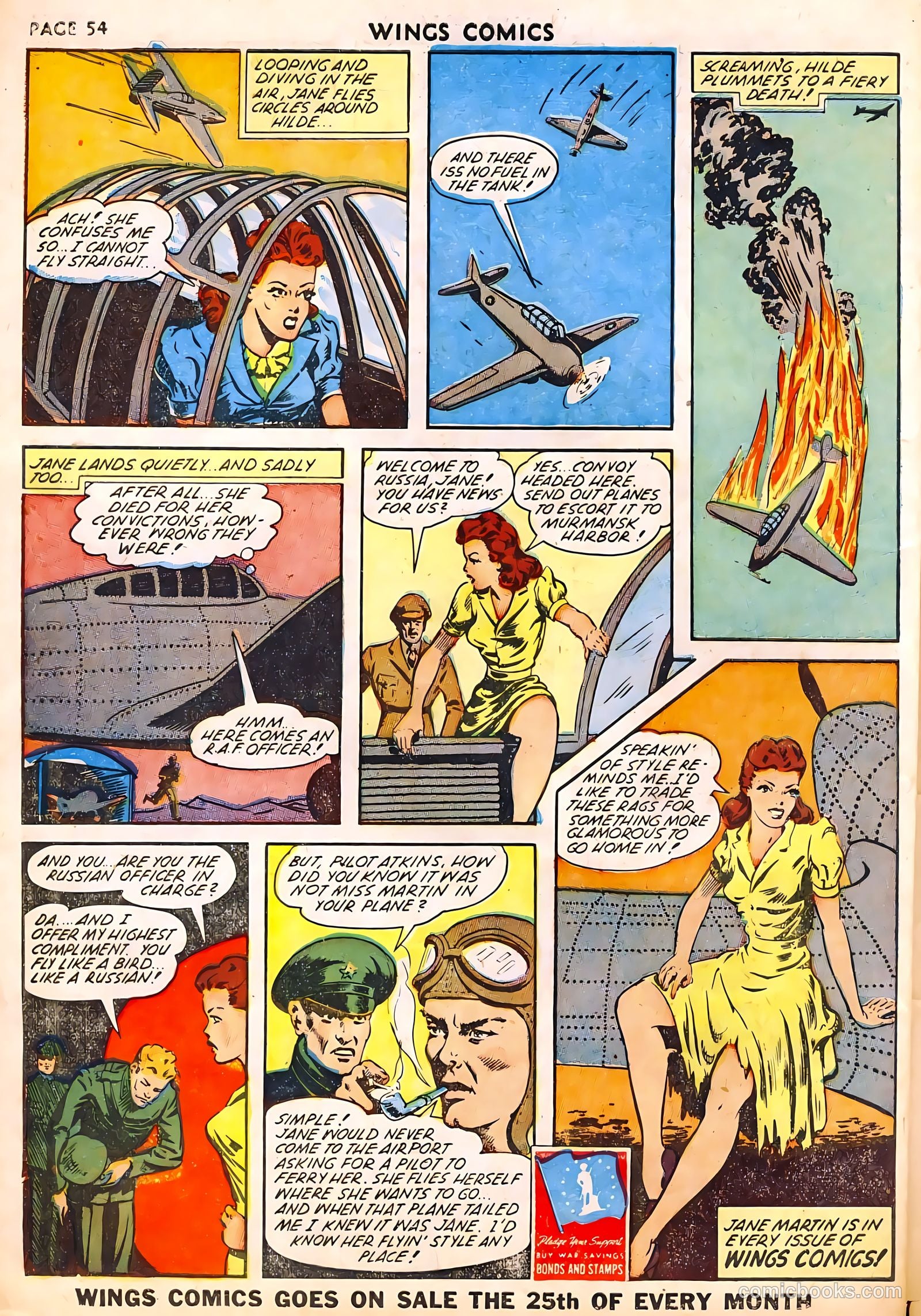 Wings Comics #29 — page 56 of 68