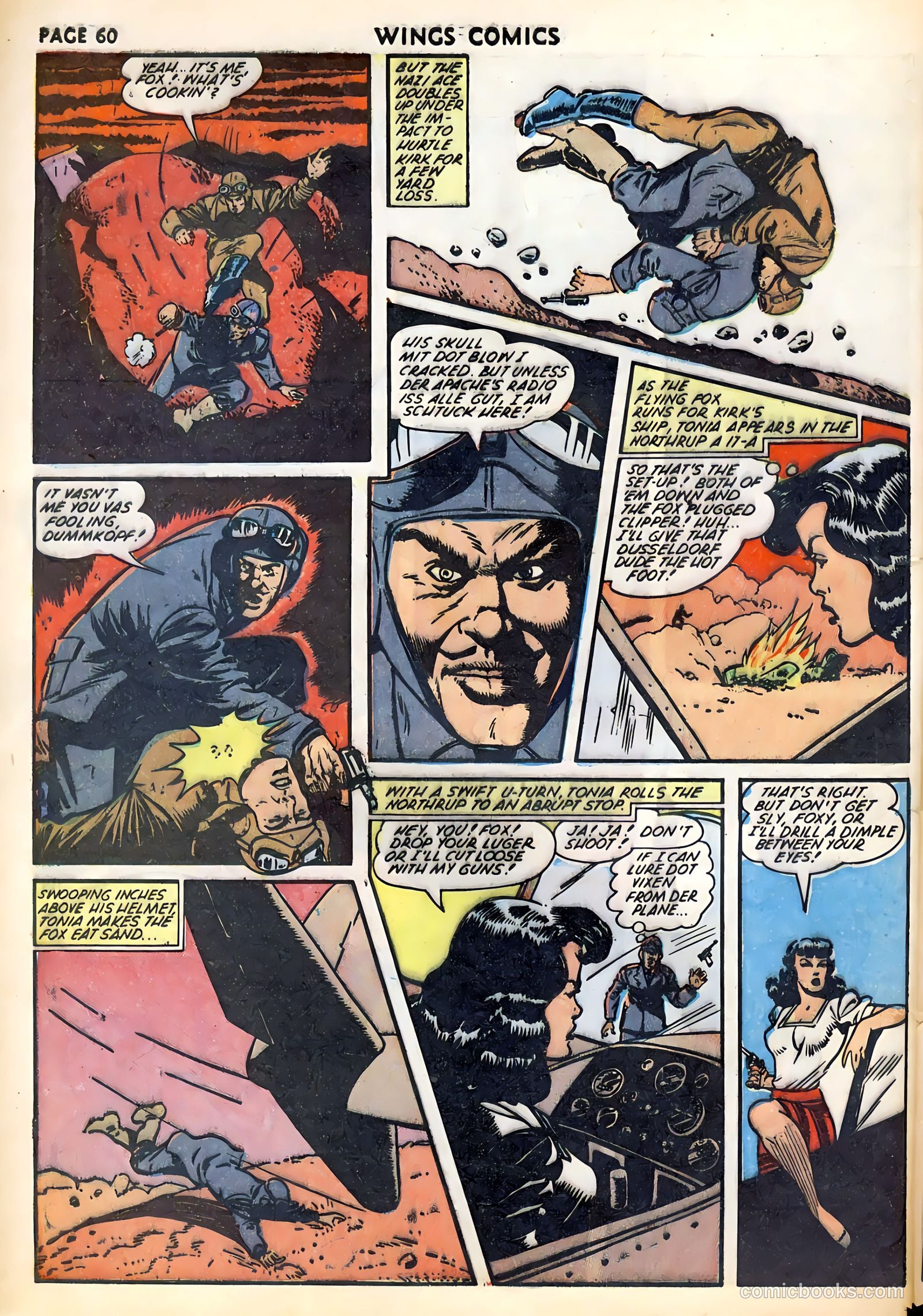 Wings Comics #29 — page 62 of 68