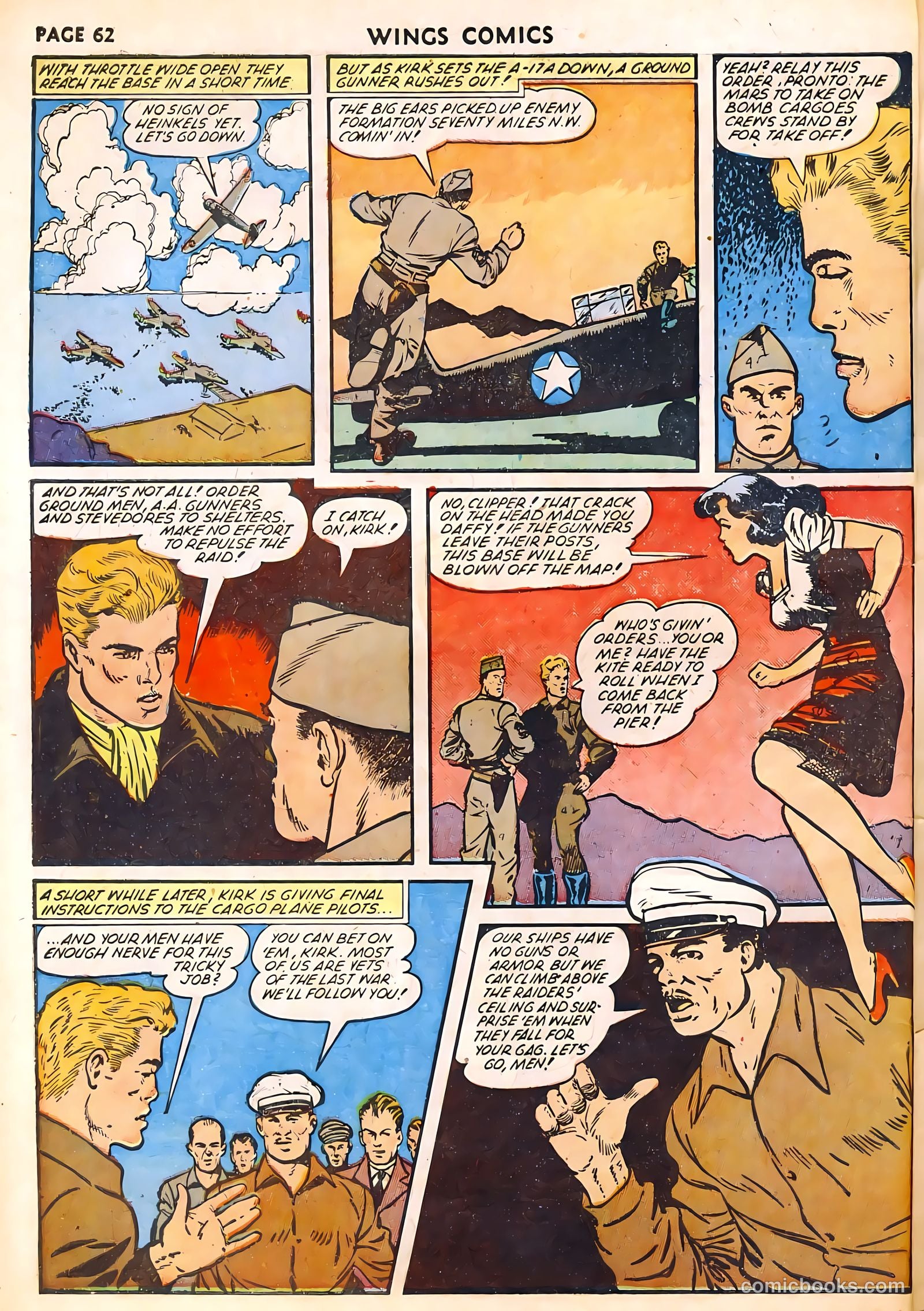 Wings Comics #29 — page 64 of 68