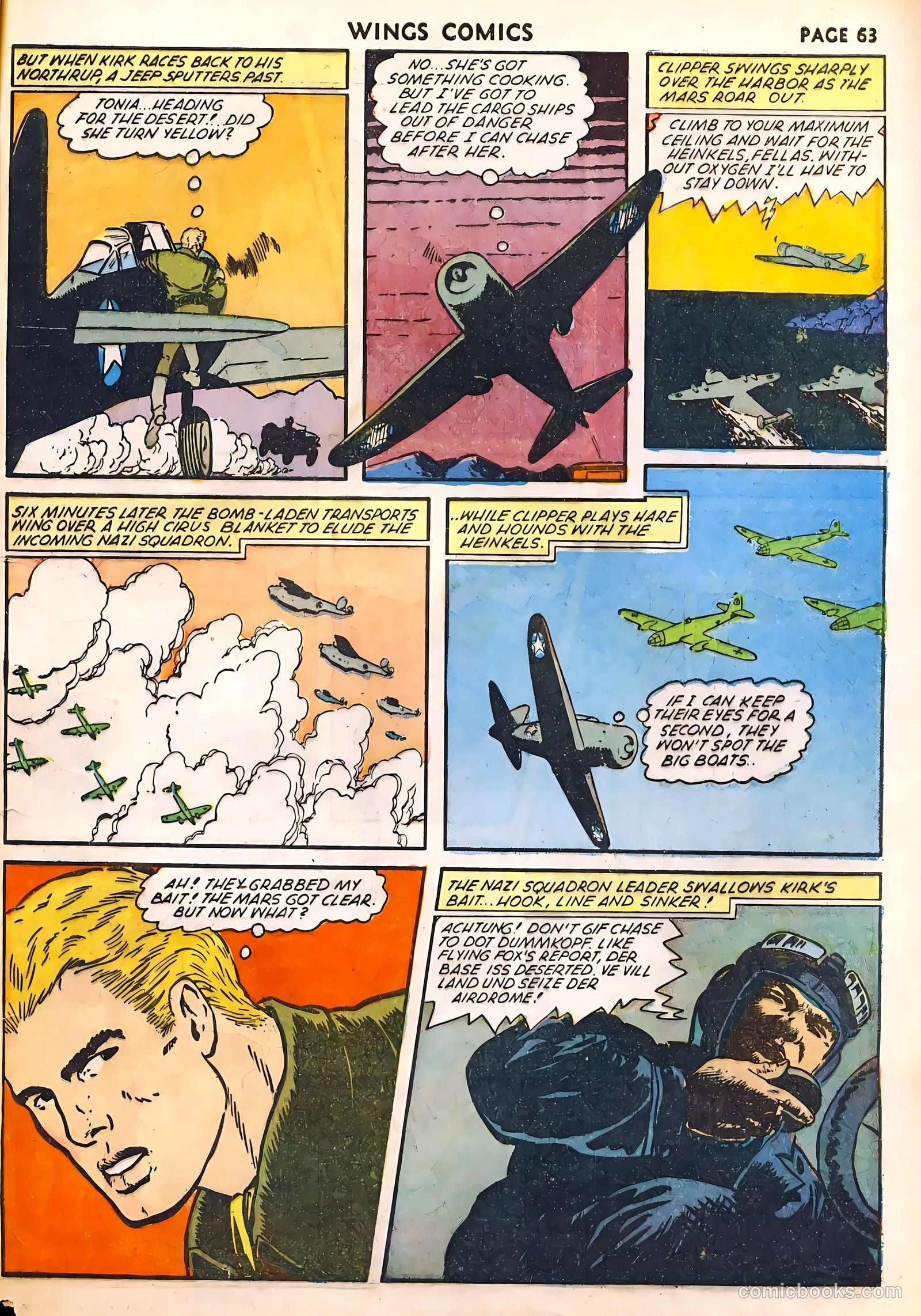 Wings Comics #29 — page 65 of 68