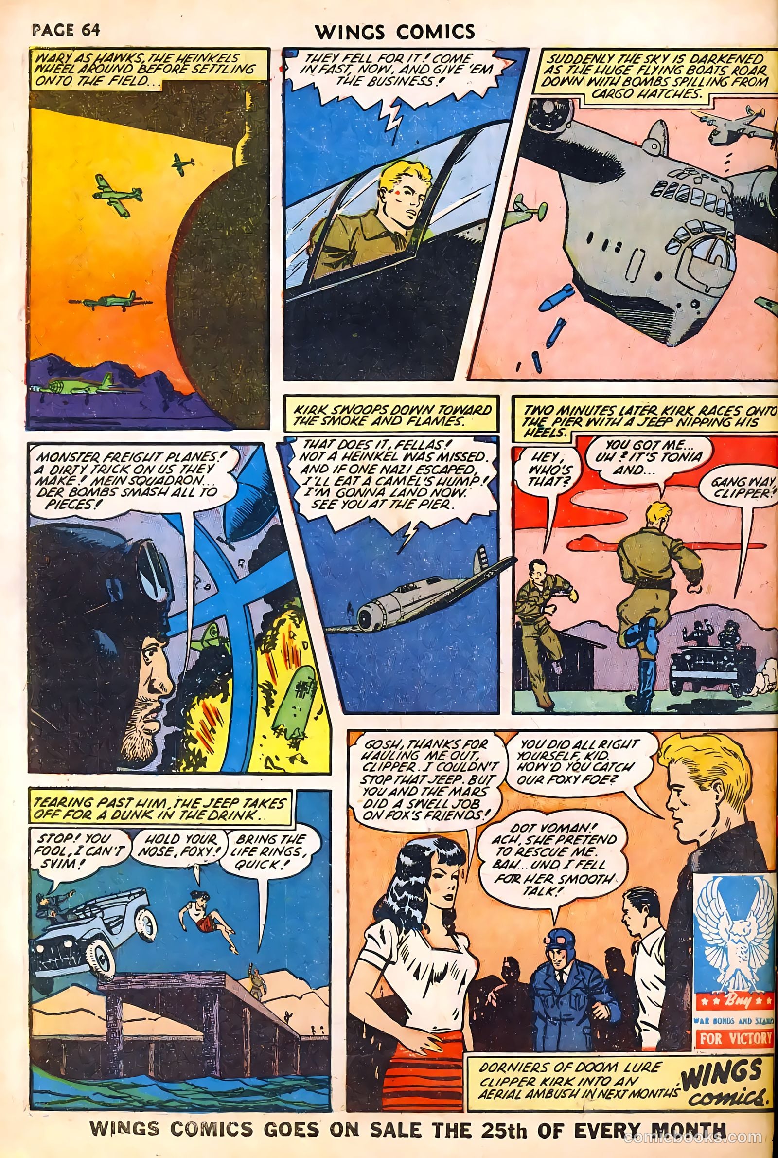 Wings Comics #29 — page 66 of 68