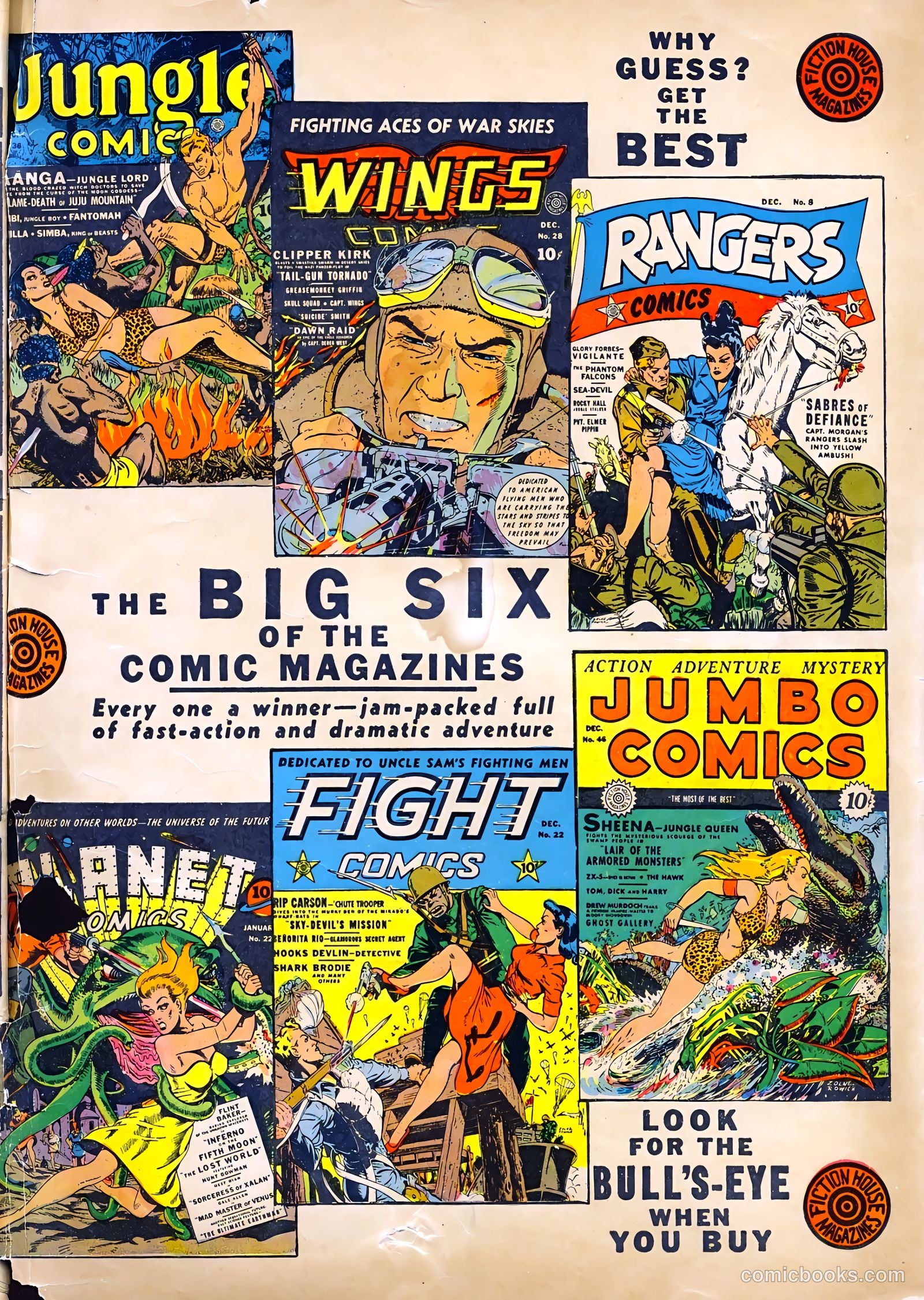 Wings Comics #29 — page 67 of 68