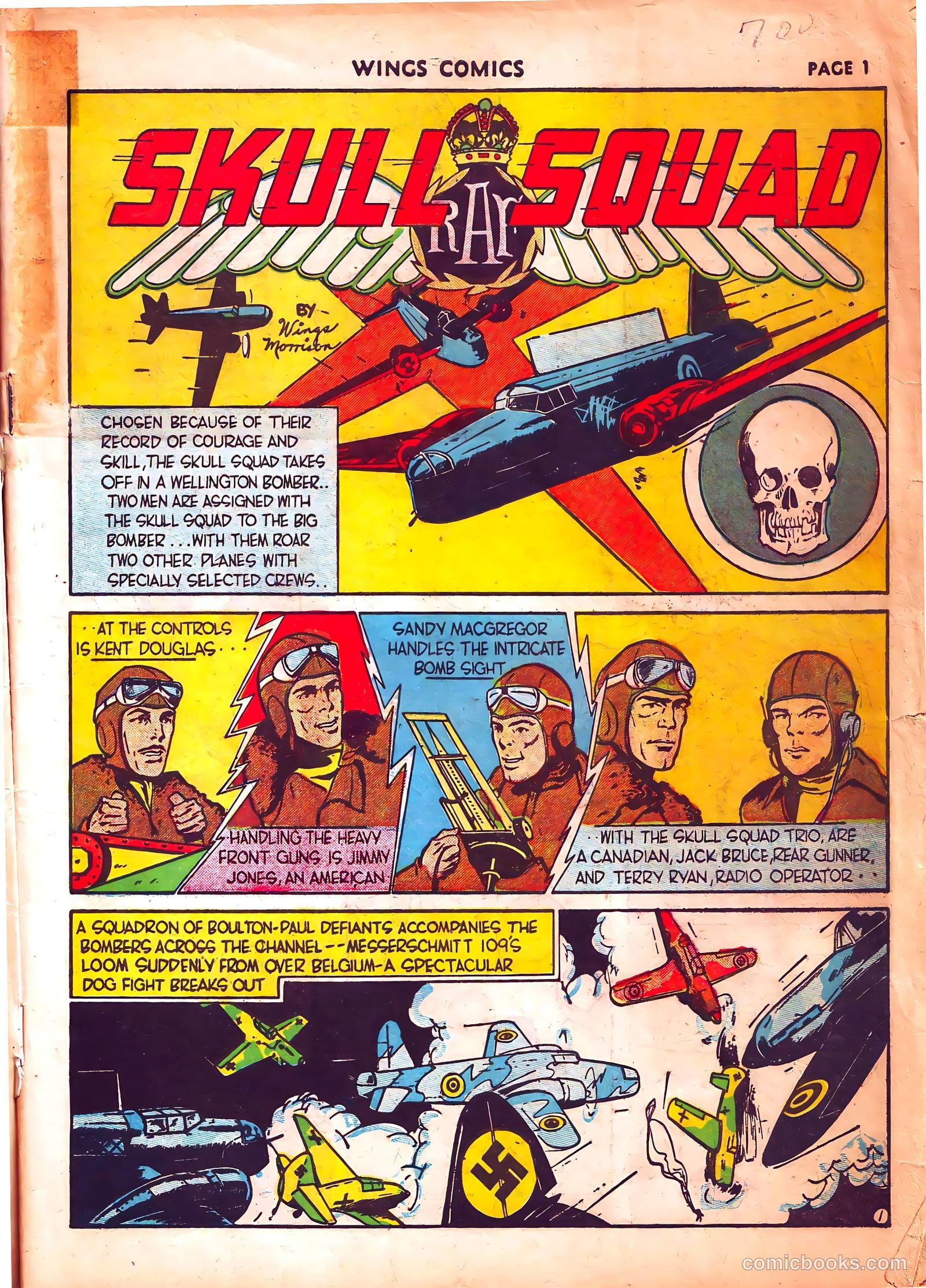 Wings Comics #3 — page 4 of 69