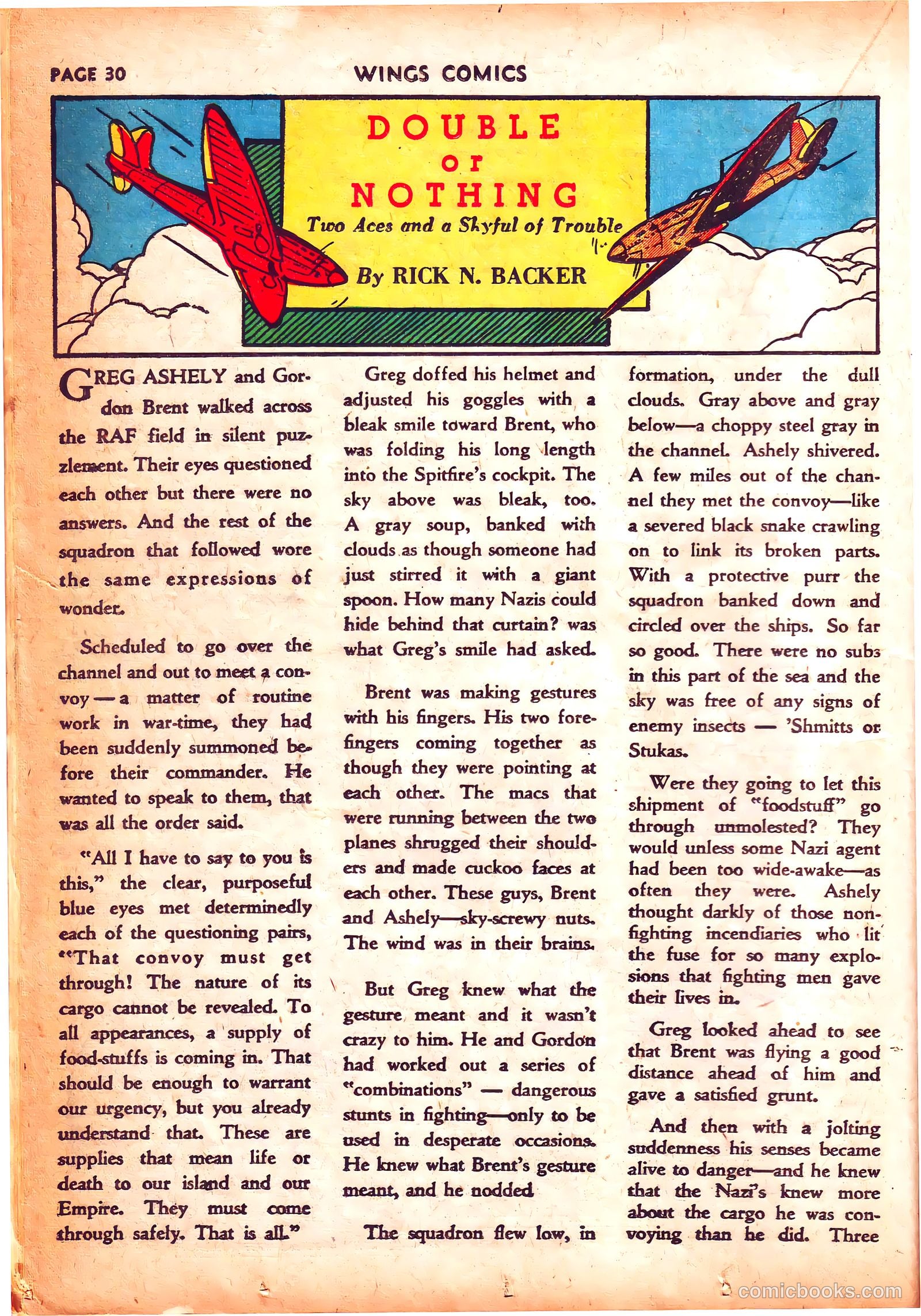 Wings Comics #3 — page 33 of 69