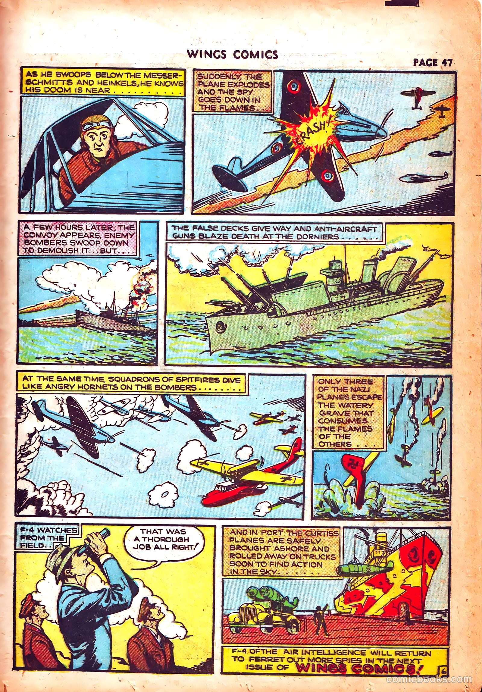 Wings Comics #3 — page 50 of 69