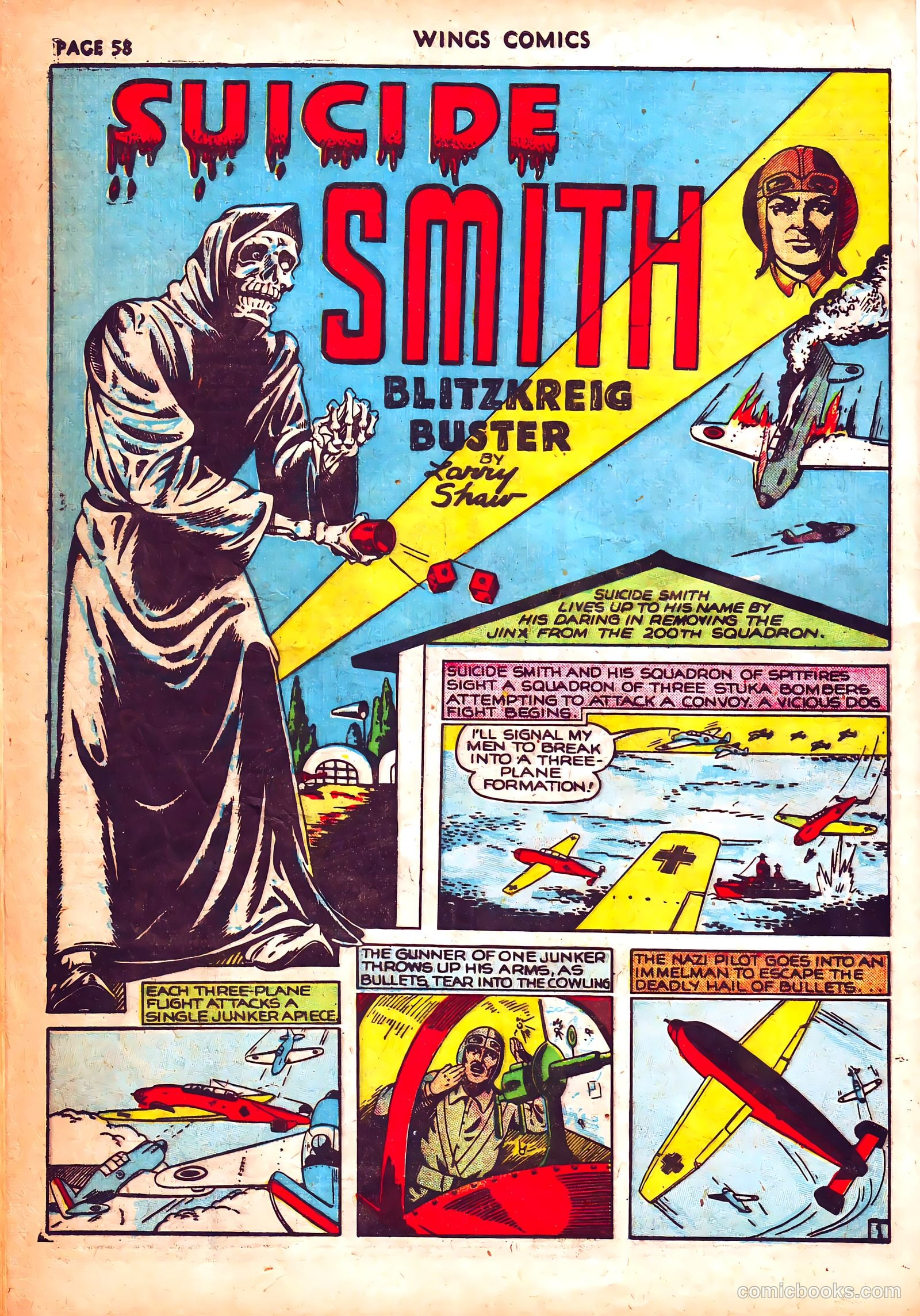 Wings Comics #3 — page 61 of 69