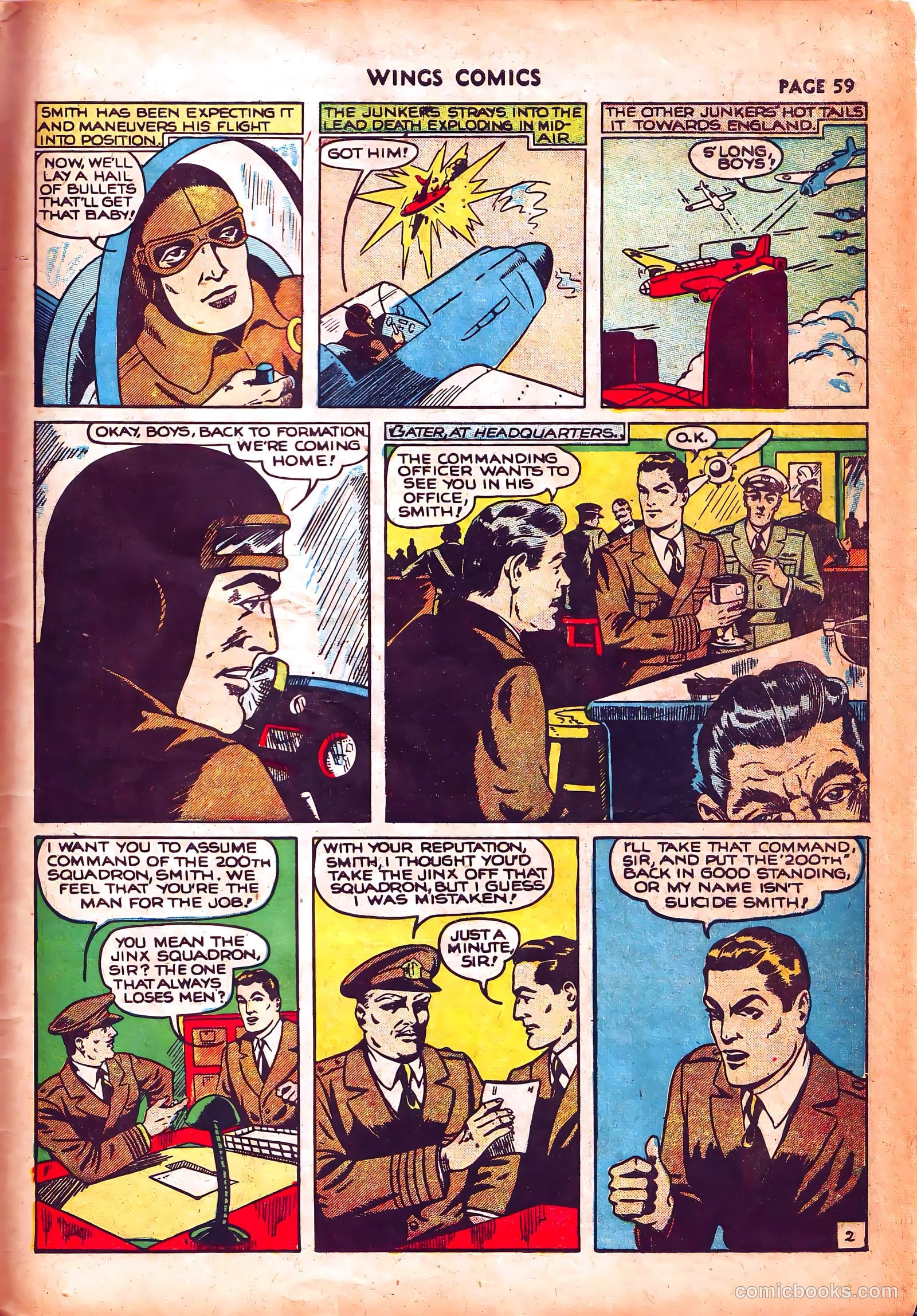 Wings Comics #3 — page 62 of 69