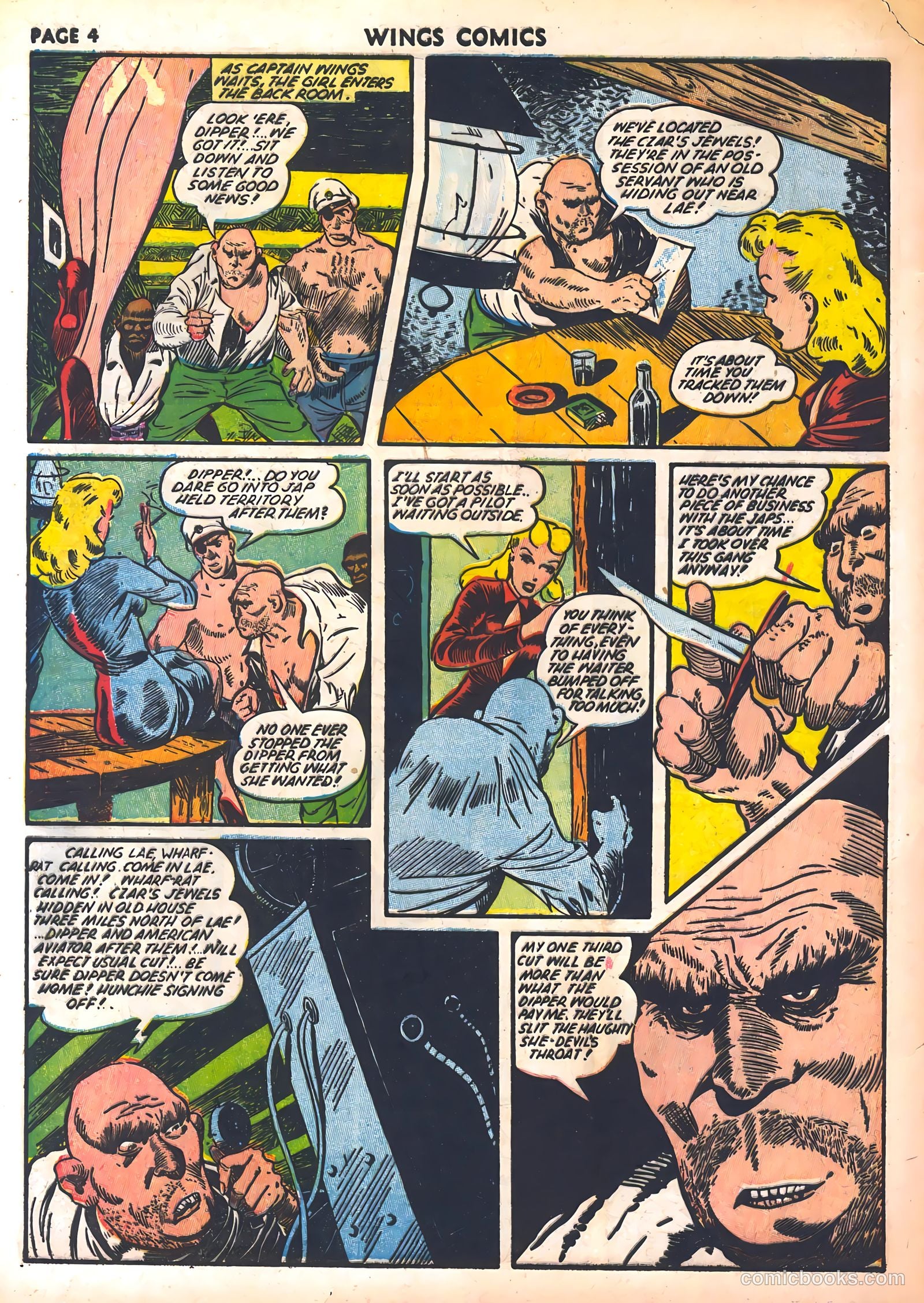 Wings Comics #30 — page 6 of 68