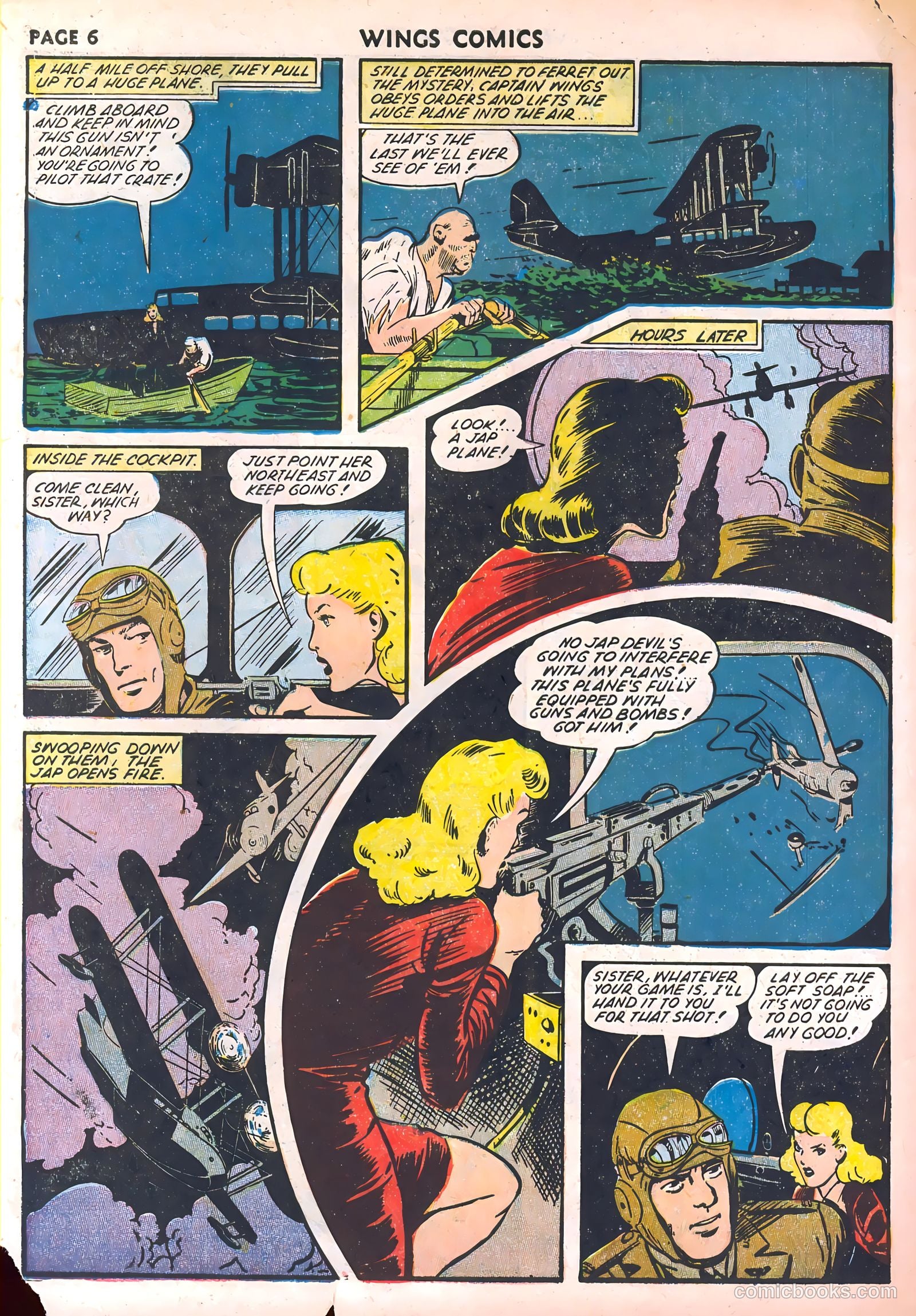 Wings Comics #30 — page 8 of 68