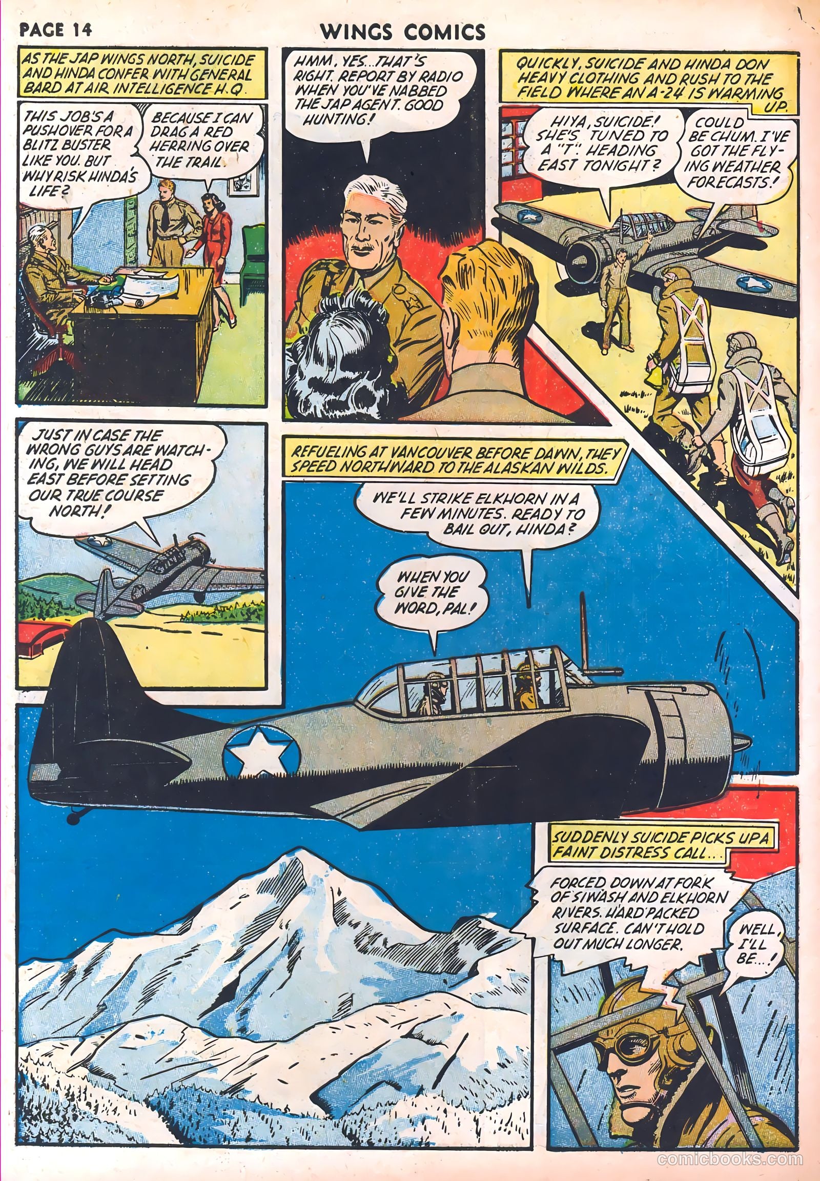 Wings Comics #30 — page 16 of 68