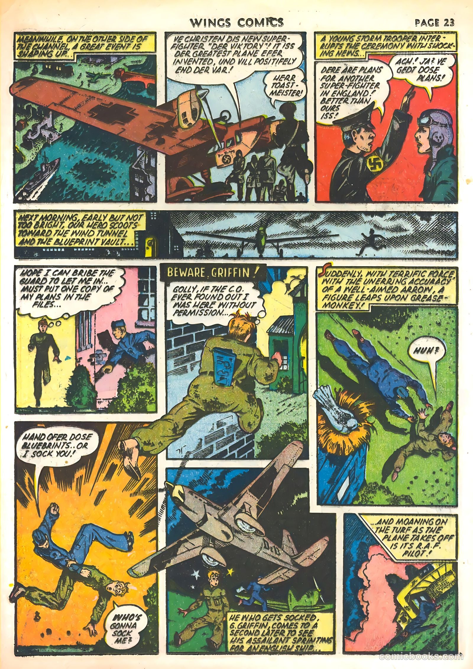 Wings Comics #30 — page 25 of 68