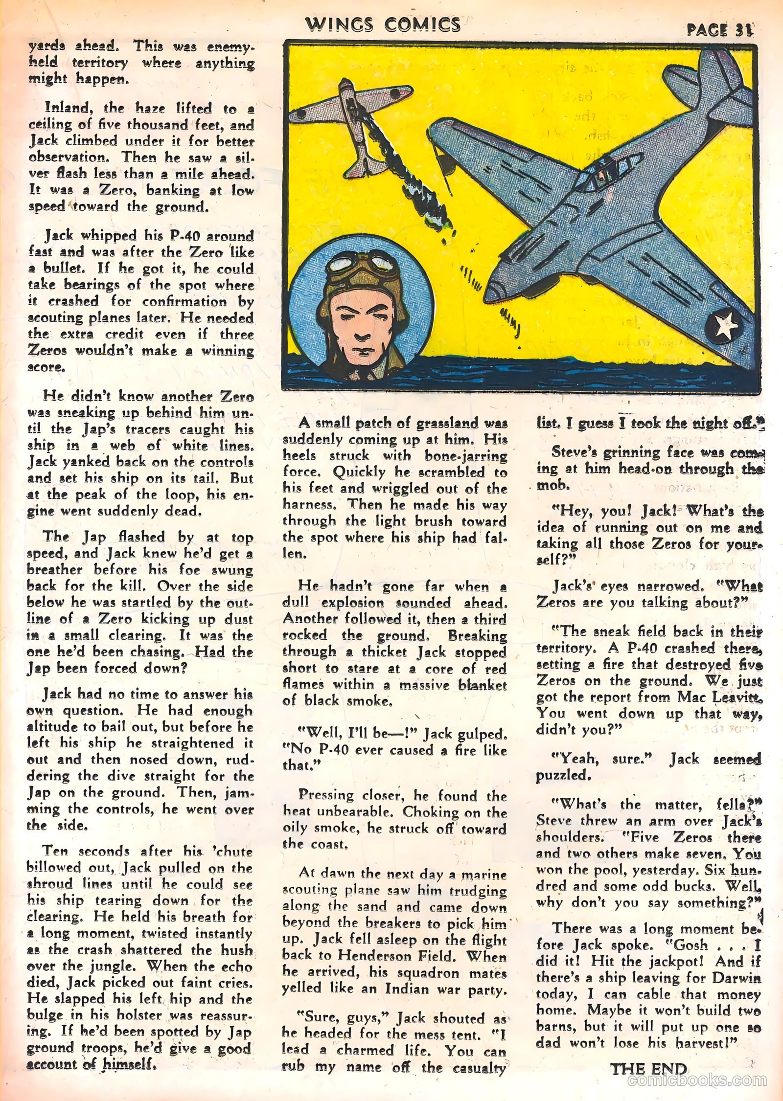 Wings Comics #30 — page 33 of 68