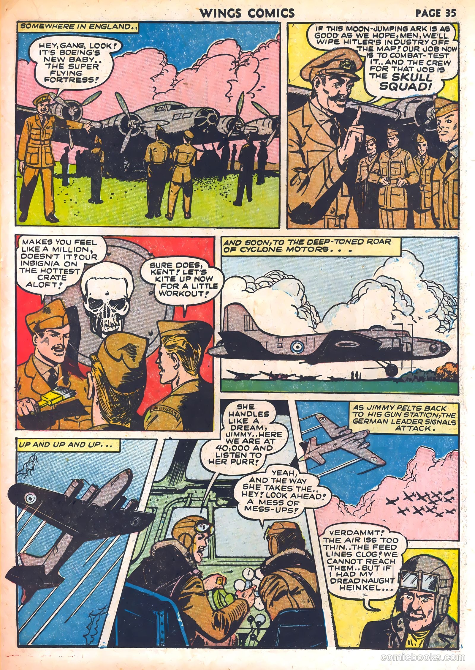 Wings Comics #30 — page 37 of 68