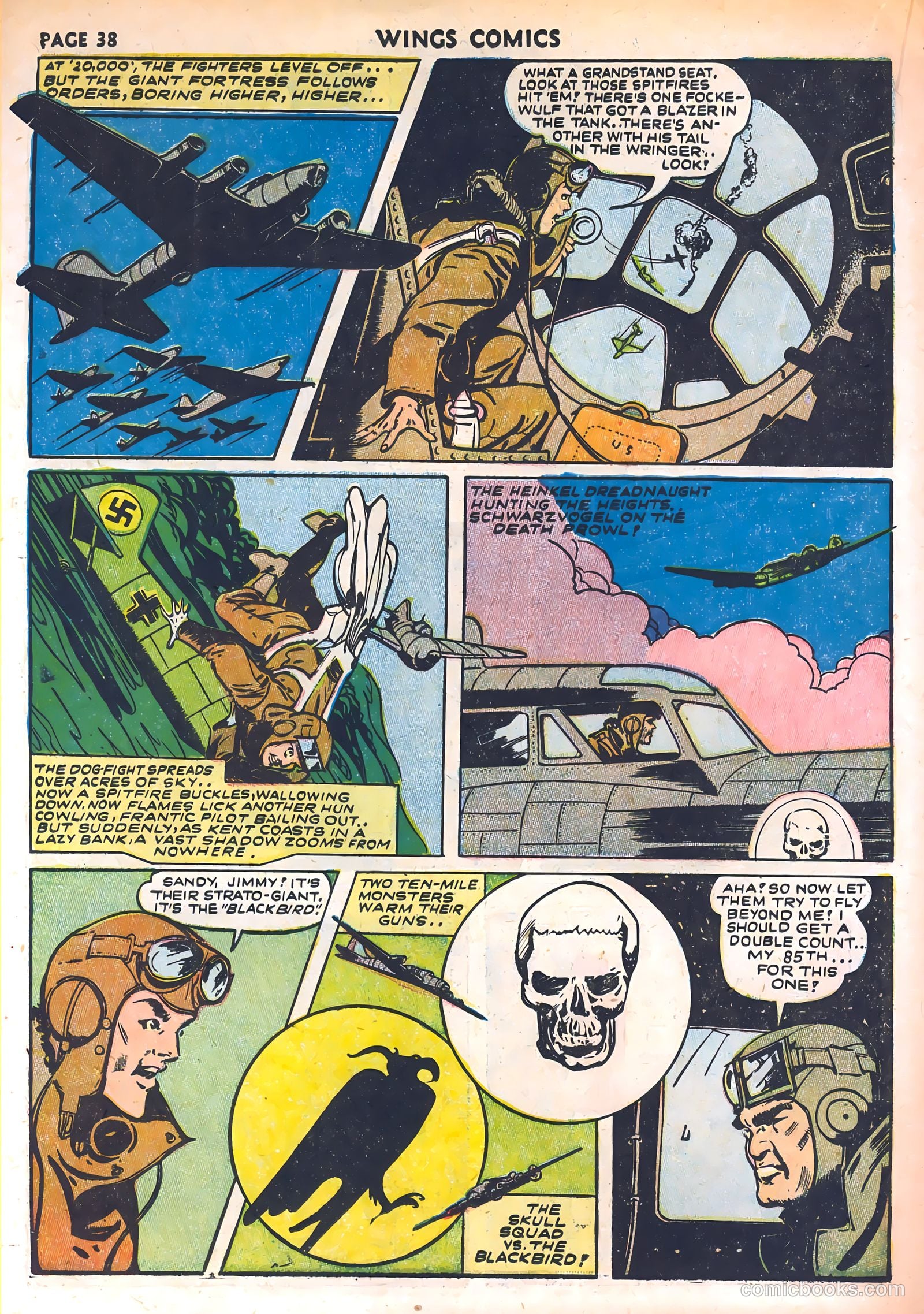 Wings Comics #30 — page 40 of 68