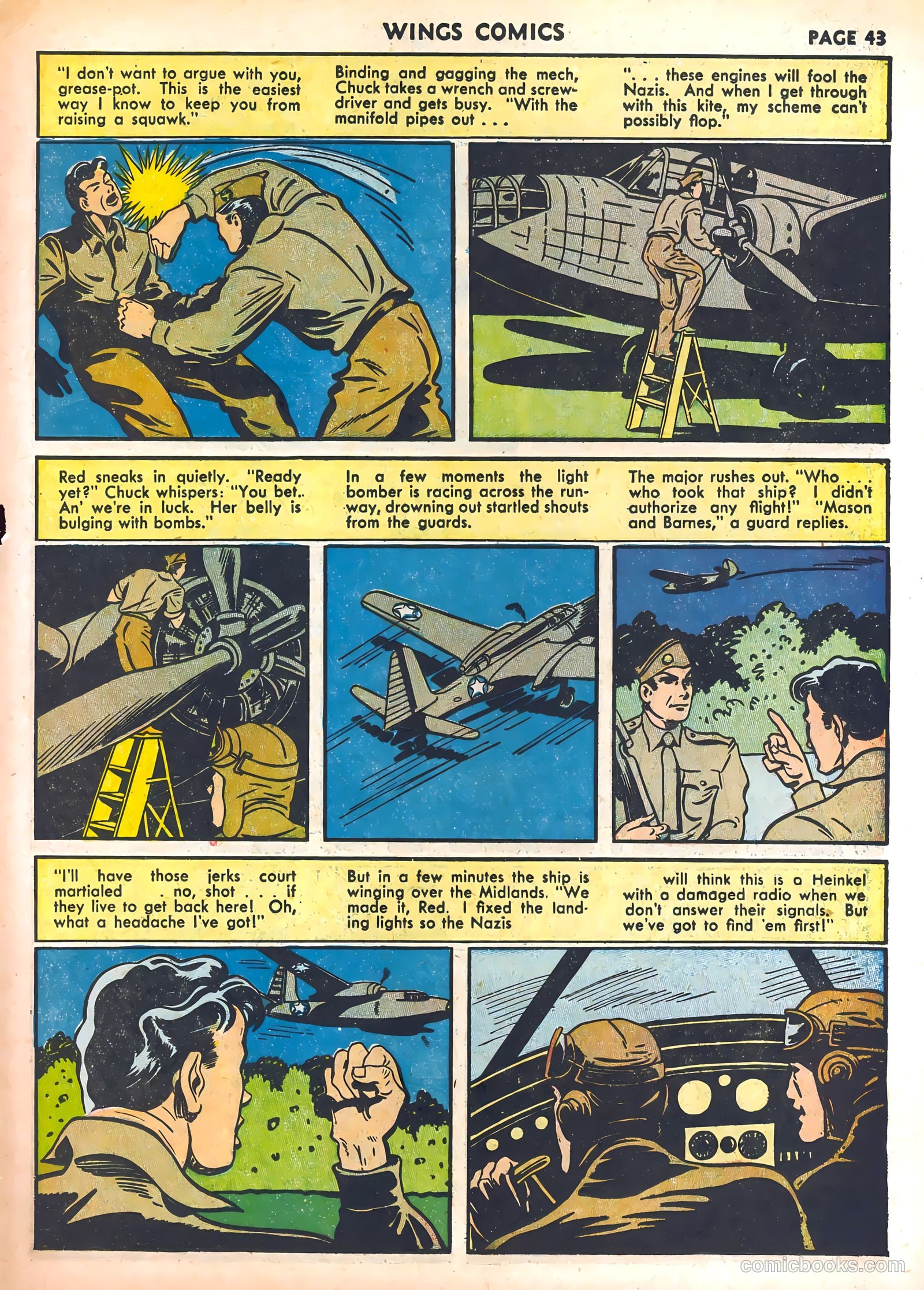 Wings Comics #30 — page 45 of 68