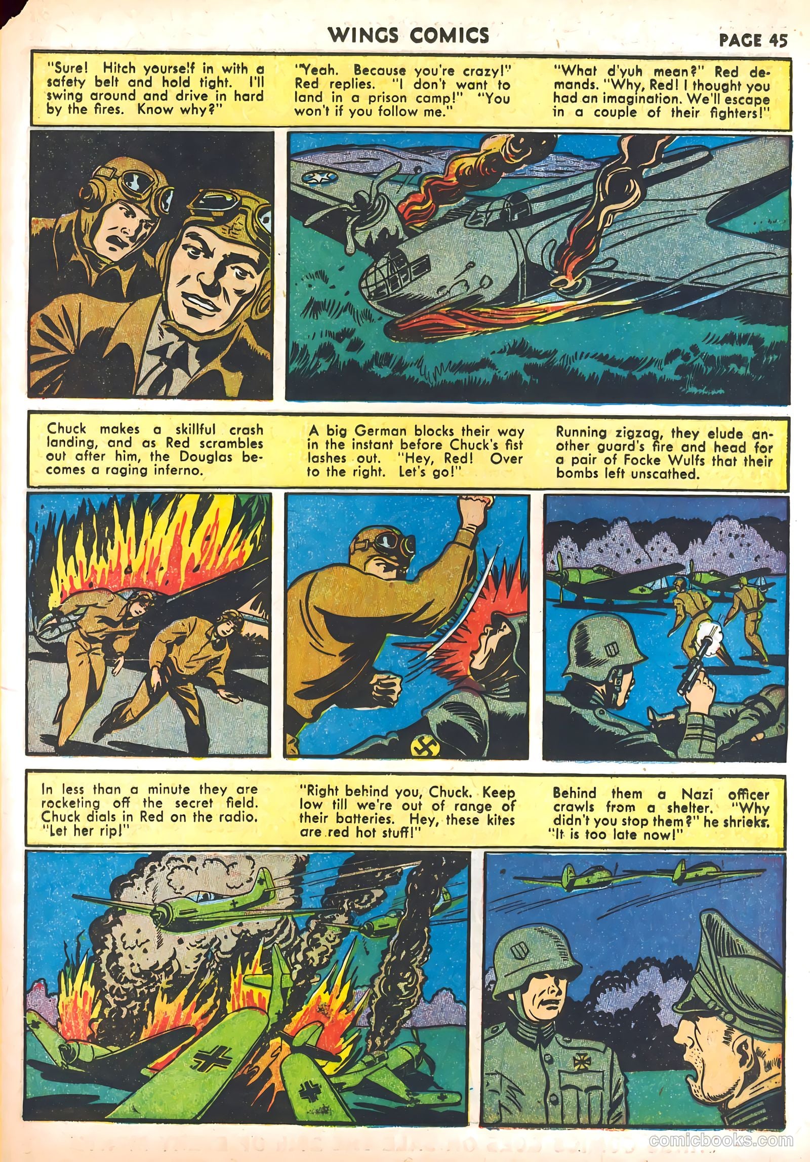 Wings Comics #30 — page 47 of 68