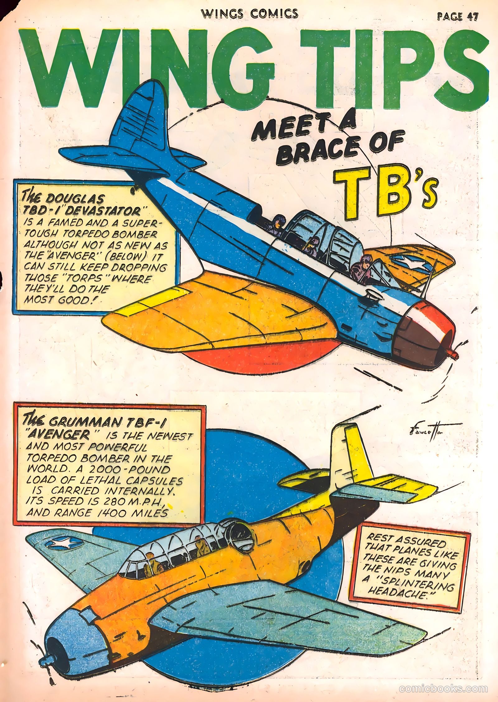 Wings Comics #30 — page 49 of 68