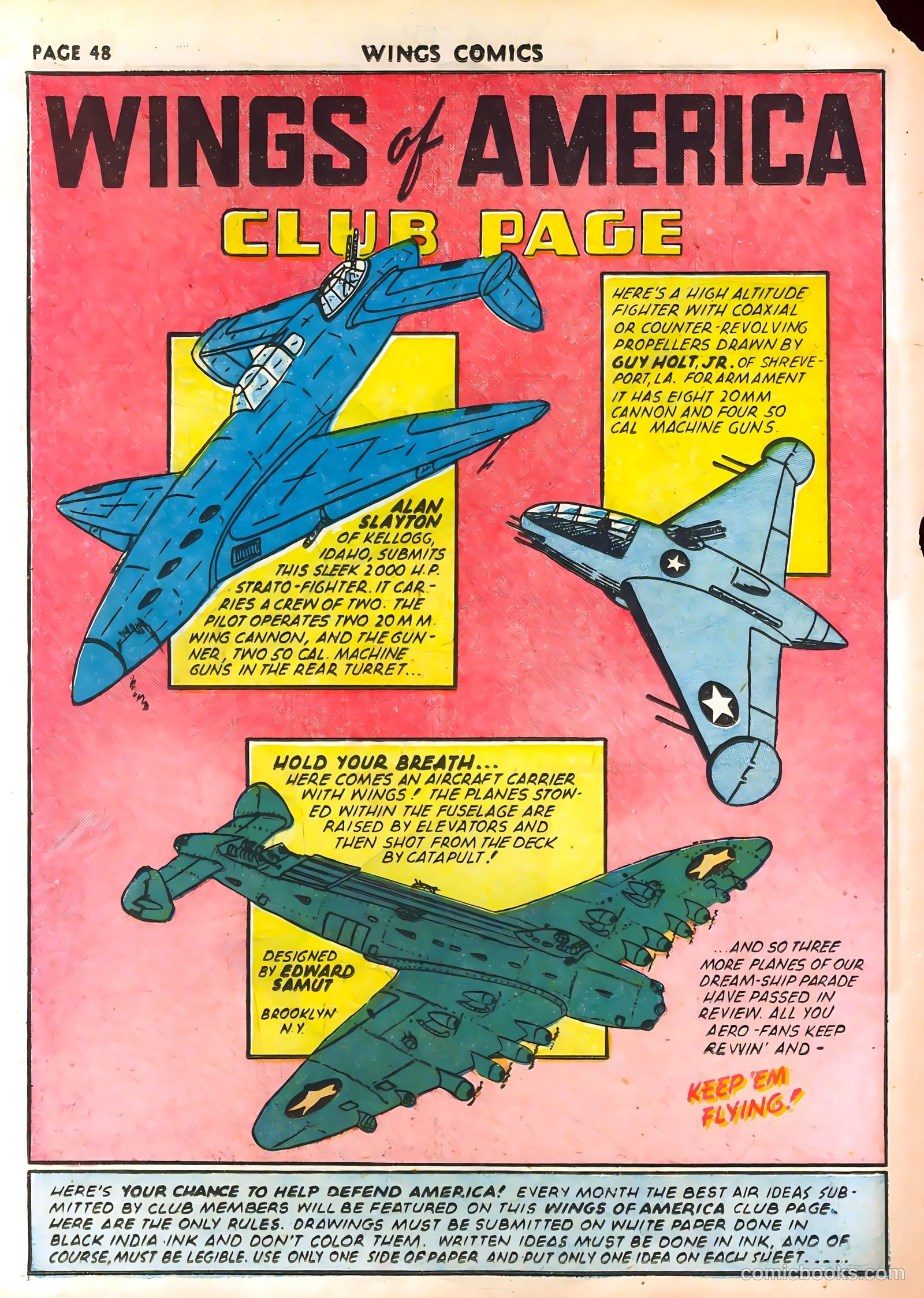 Wings Comics #30 — page 50 of 68