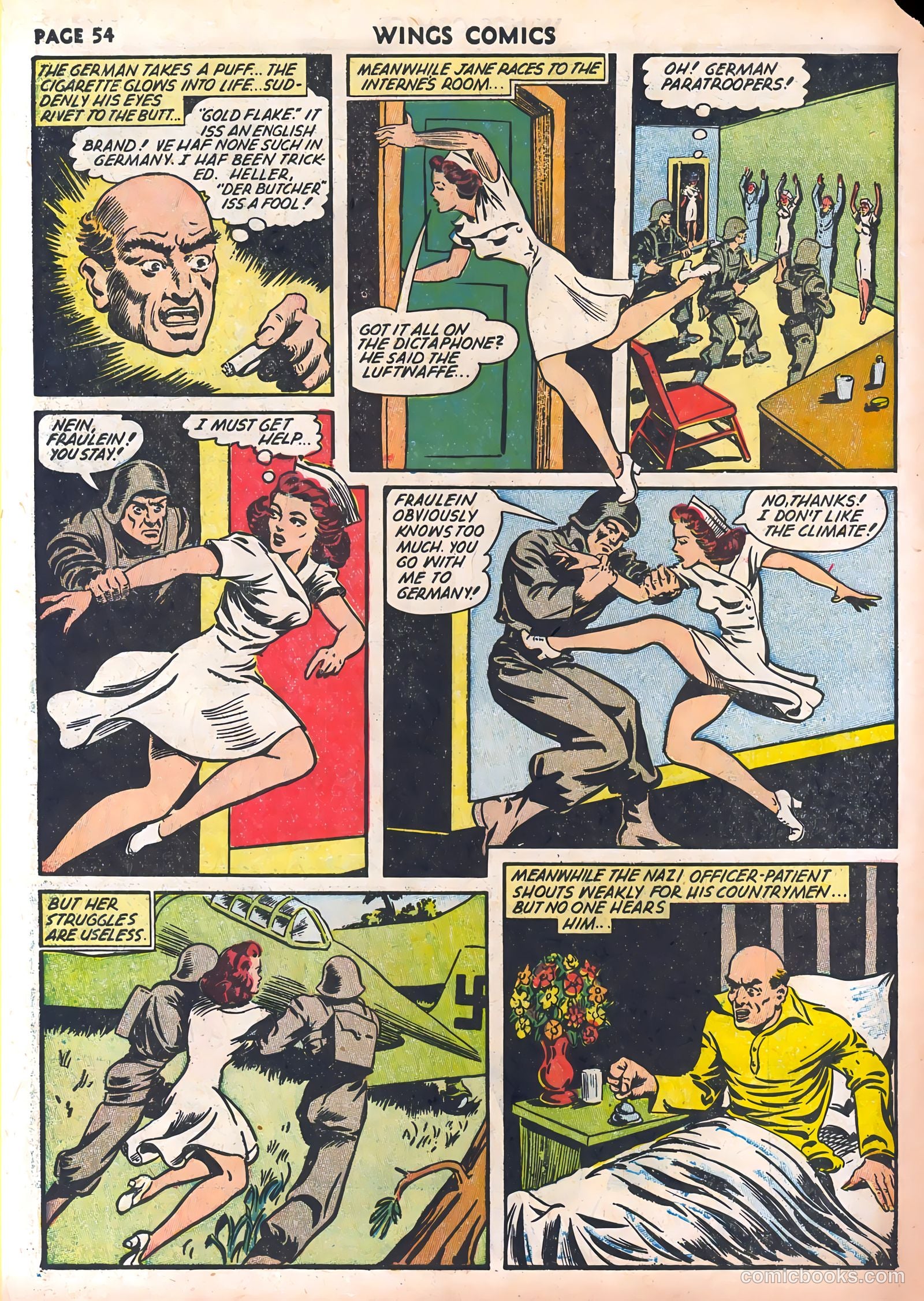 Wings Comics #30 — page 56 of 68