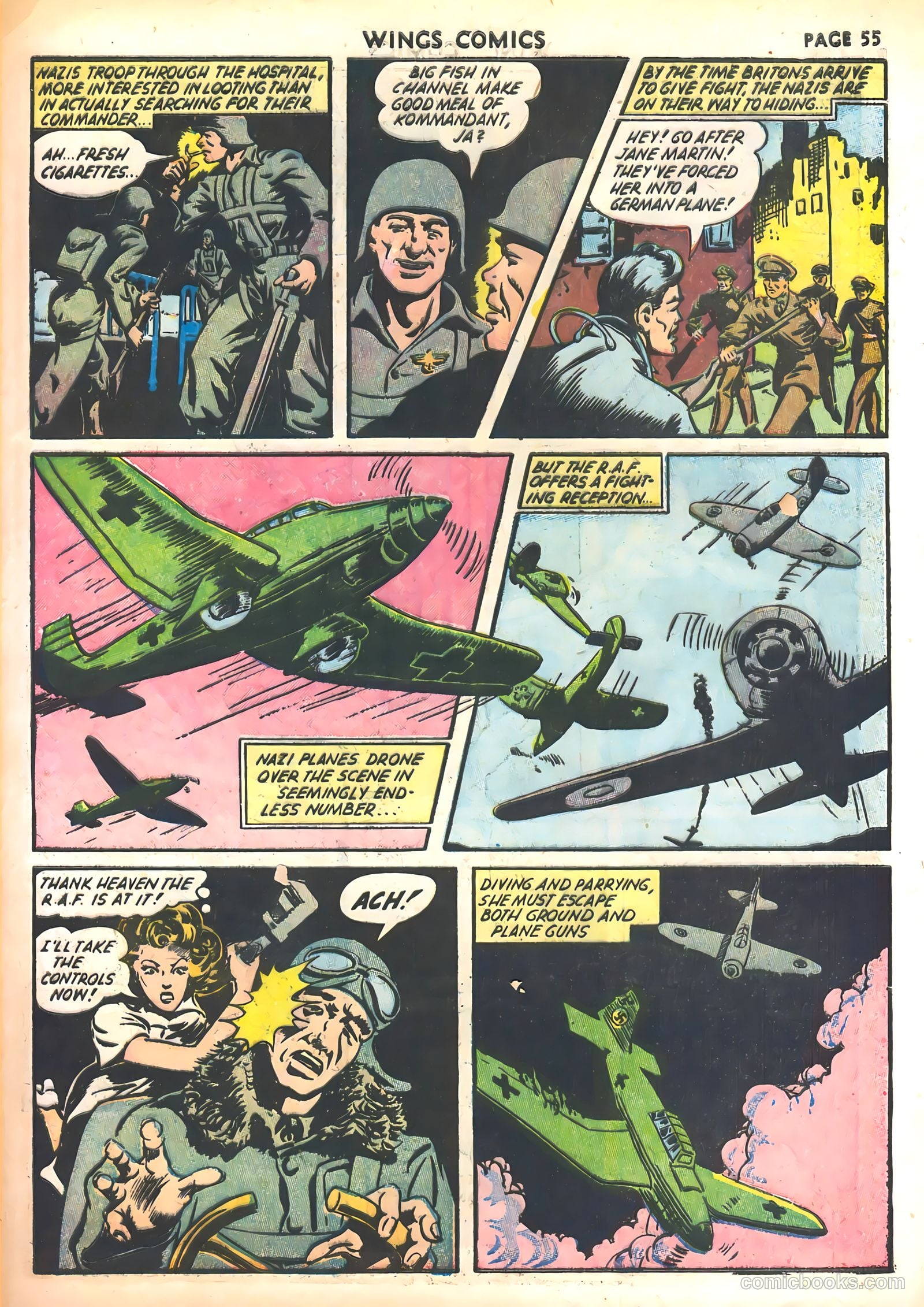 Wings Comics #30 — page 57 of 68