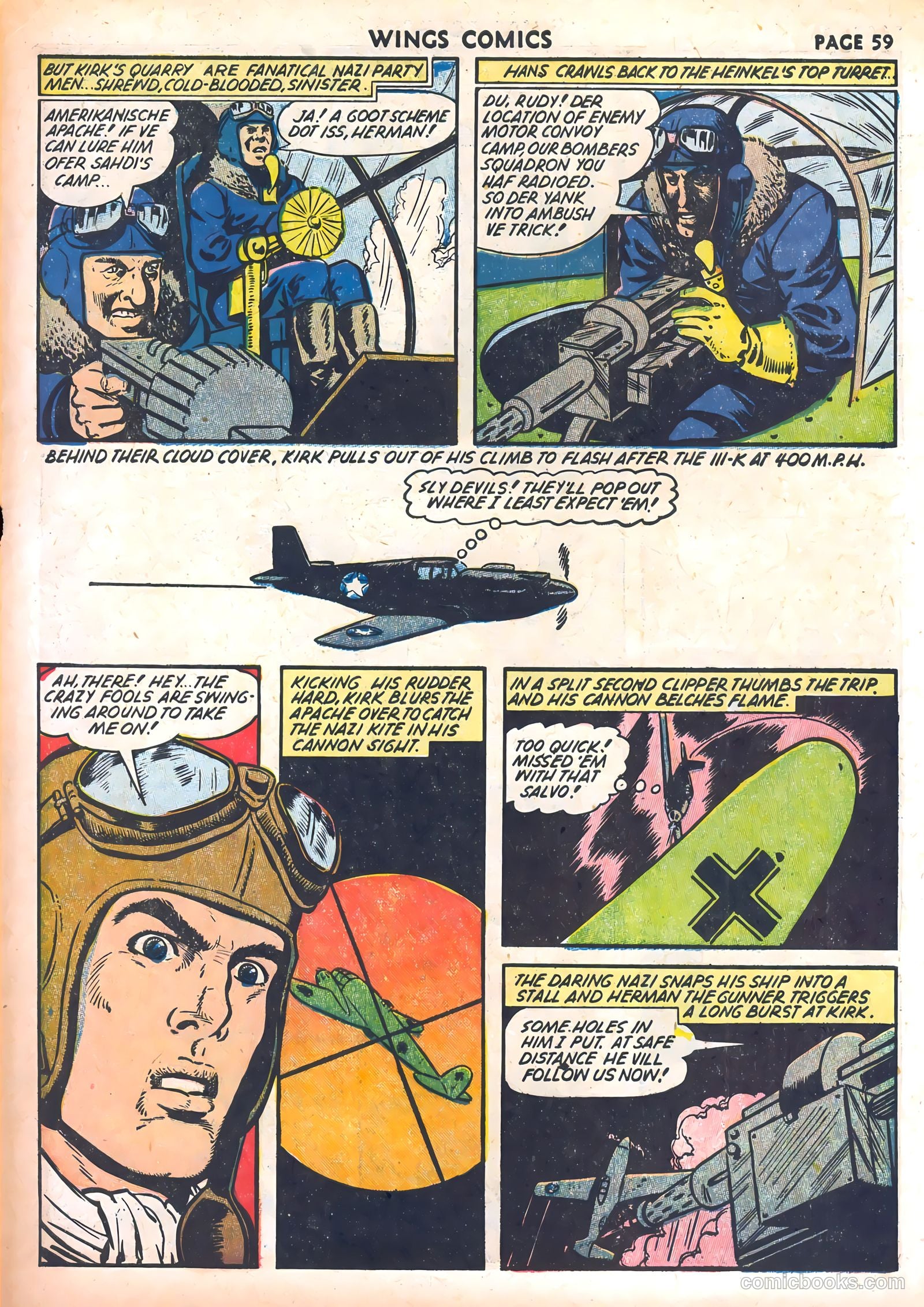 Wings Comics #30 — page 61 of 68