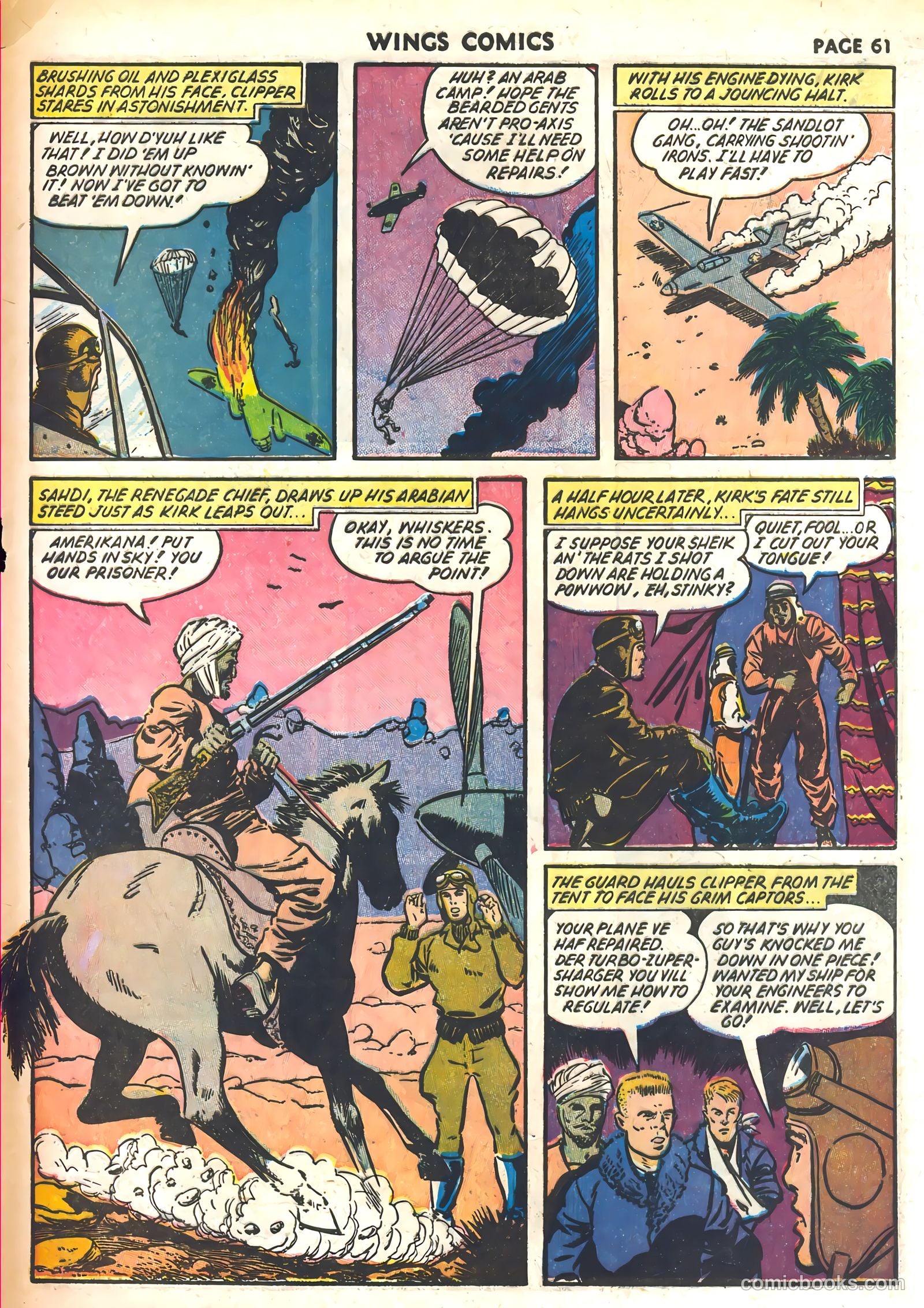 Wings Comics #30 — page 63 of 68