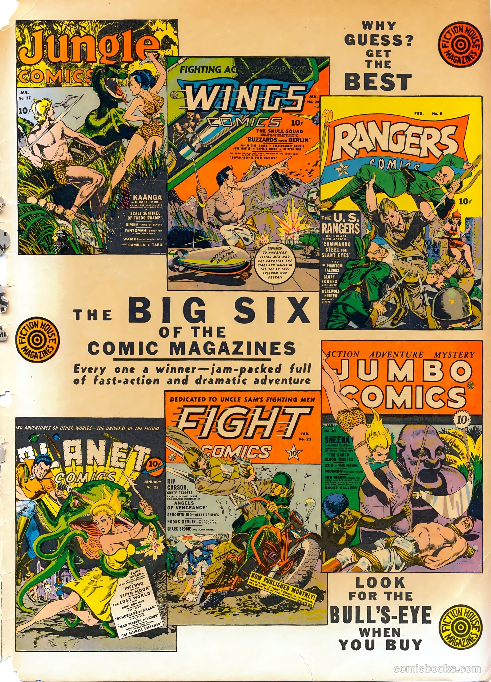 Wings Comics #30 — page 67 of 68