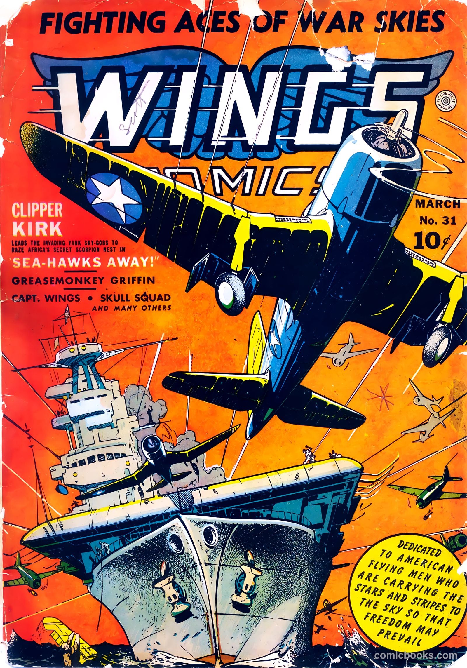 Wings Comics #31 — page 1 of 67