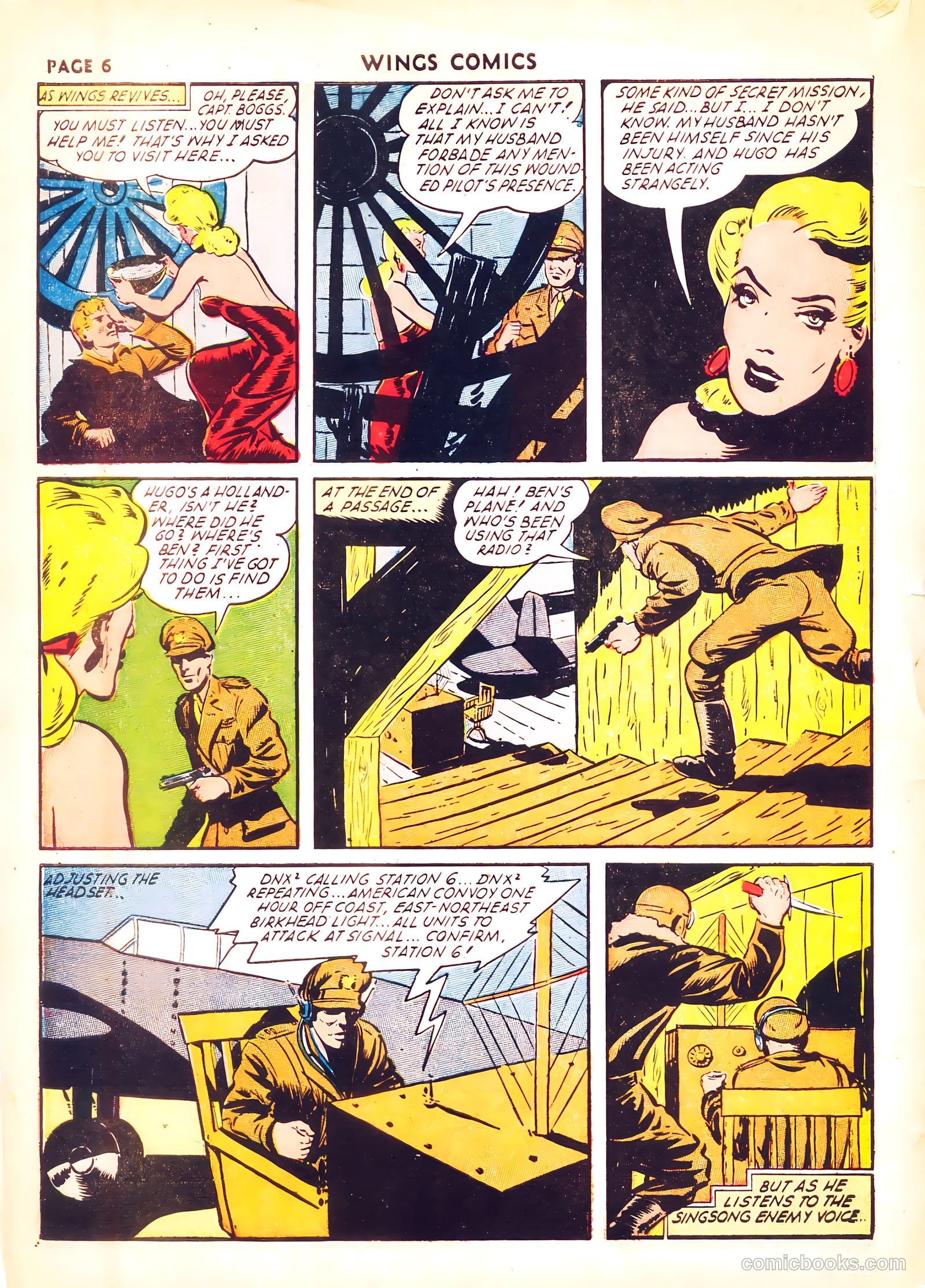 Wings Comics #31 — page 8 of 67