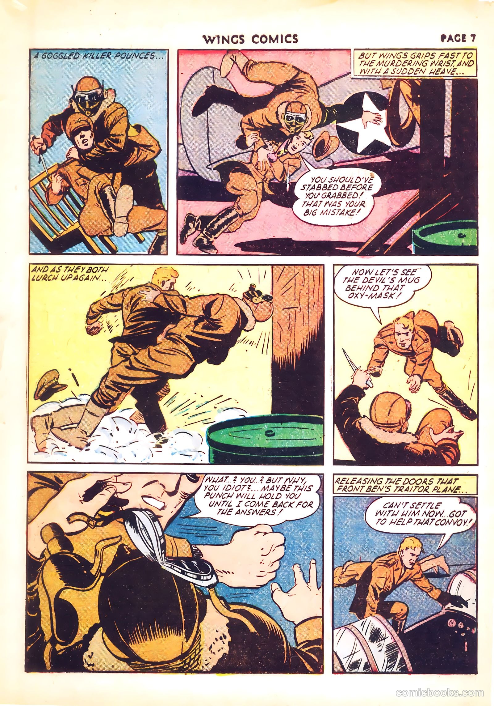Wings Comics #31 — page 9 of 67