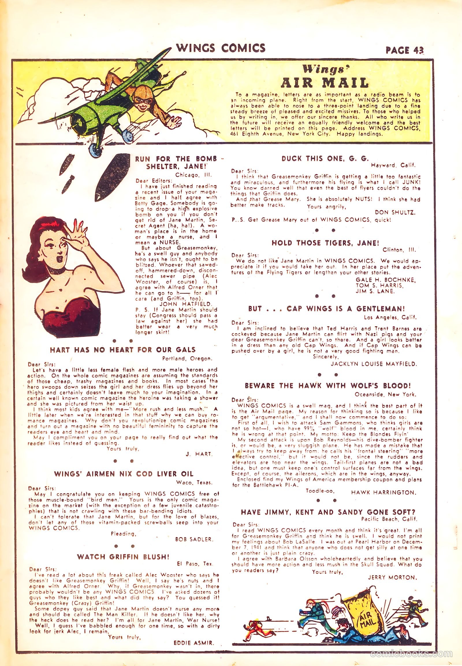 Wings Comics #31 — page 44 of 67