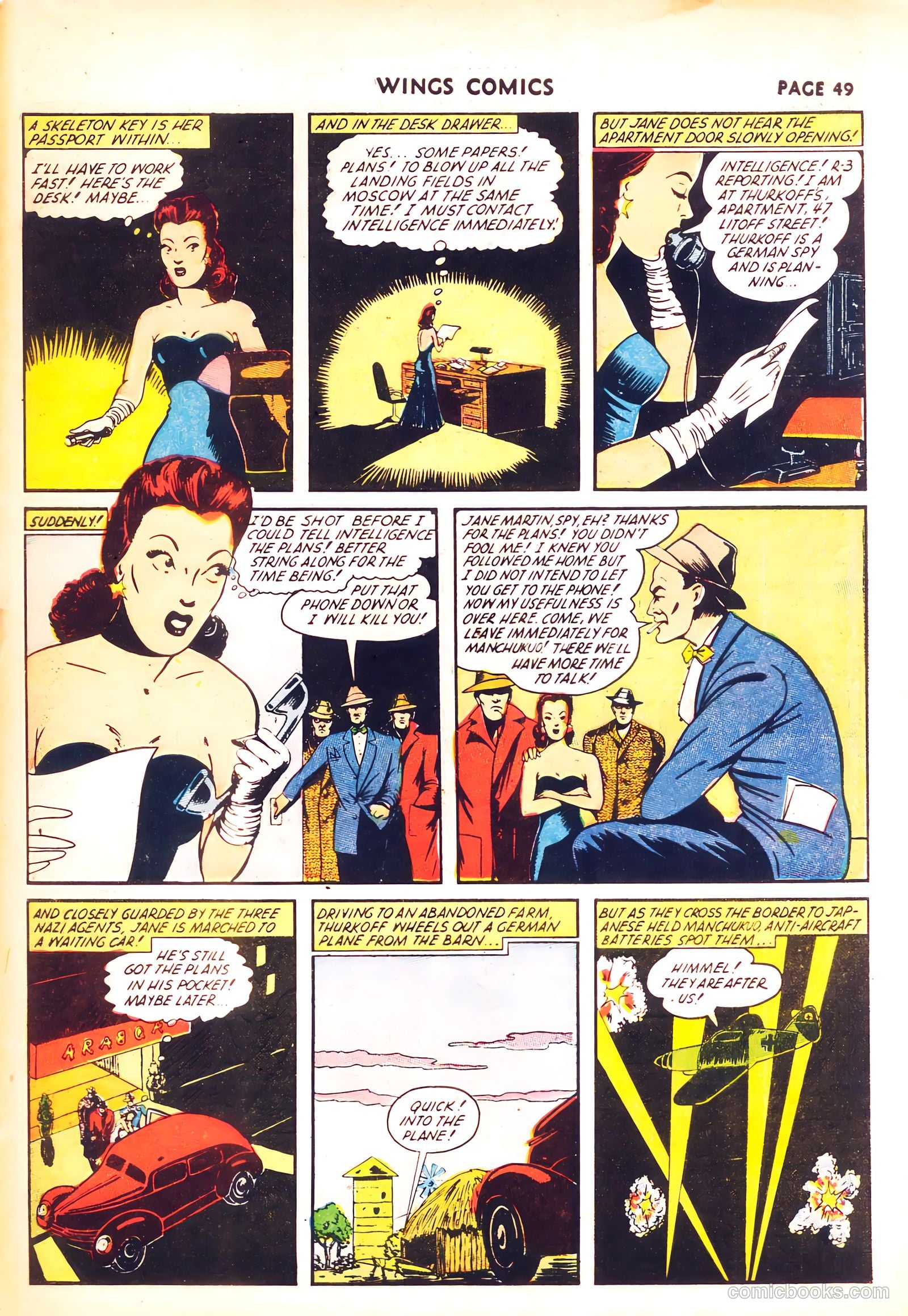 Wings Comics #31 — page 50 of 67