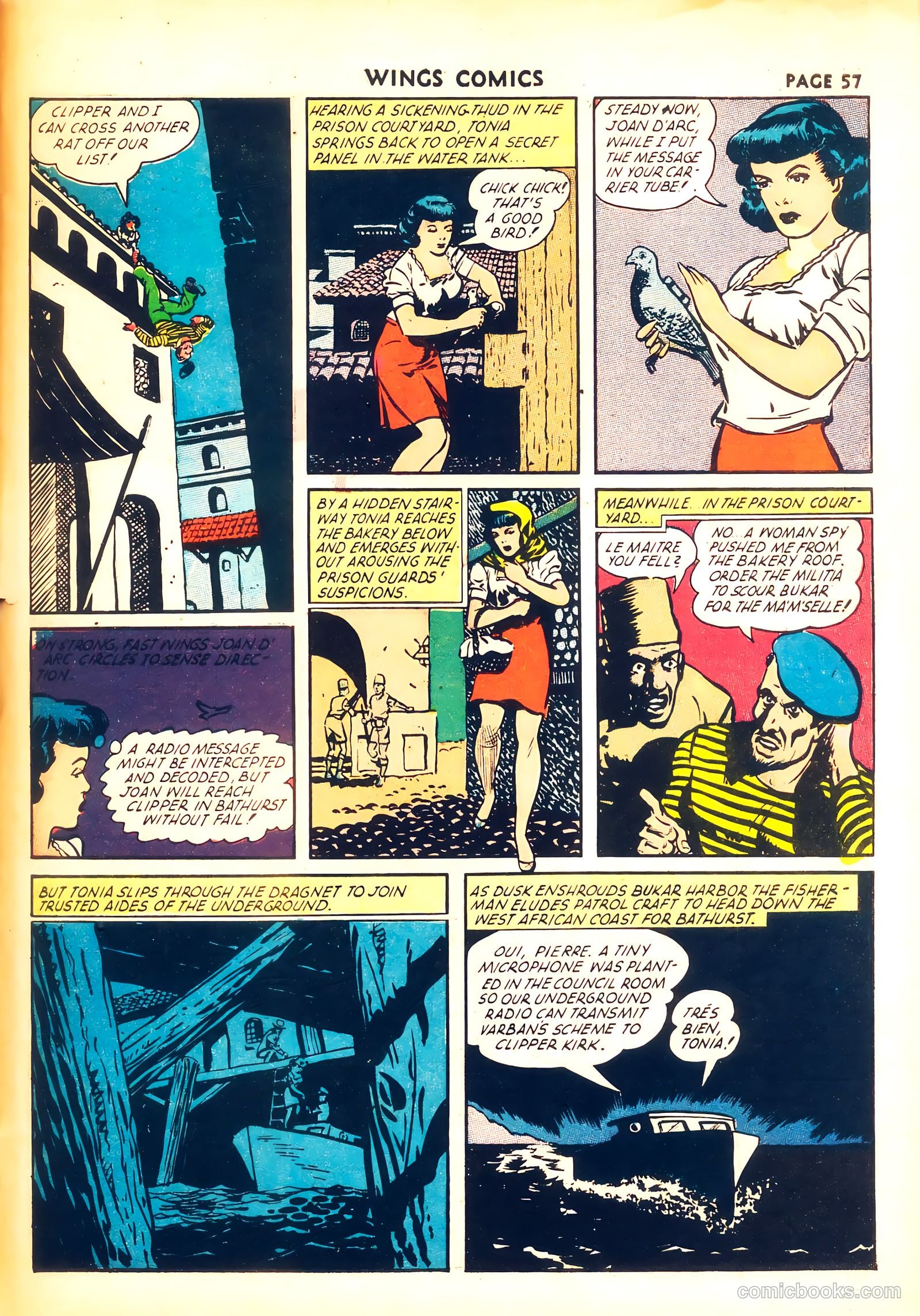 Wings Comics #31 — page 58 of 67