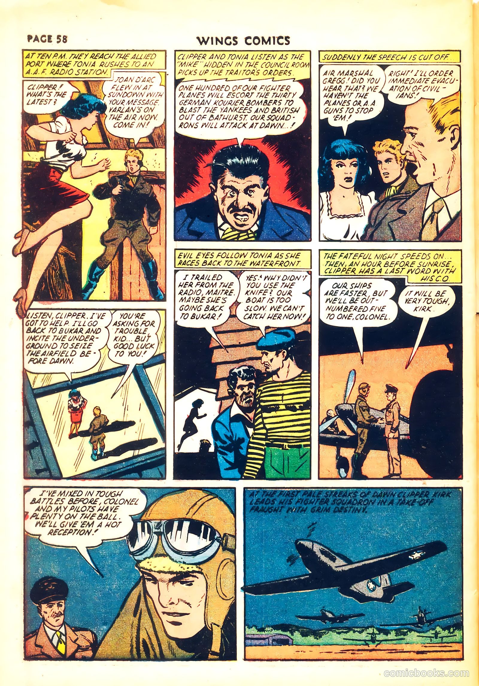 Wings Comics #31 — page 59 of 67