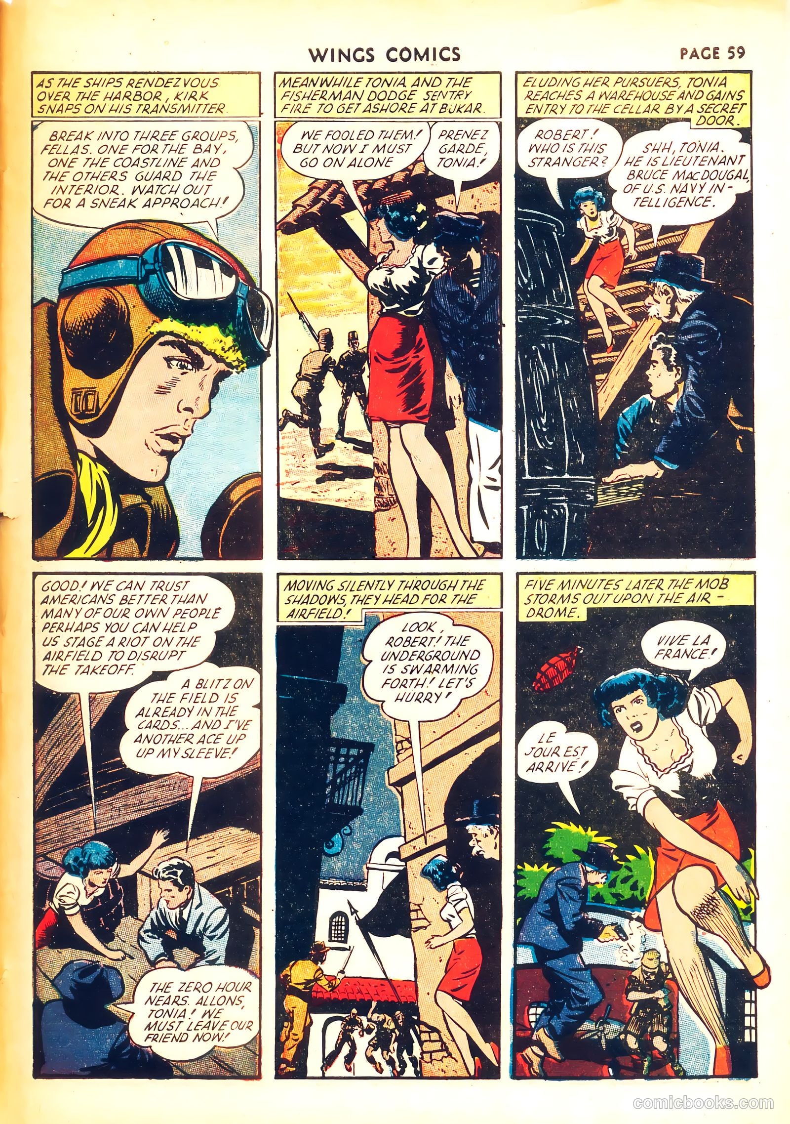 Wings Comics #31 — page 60 of 67