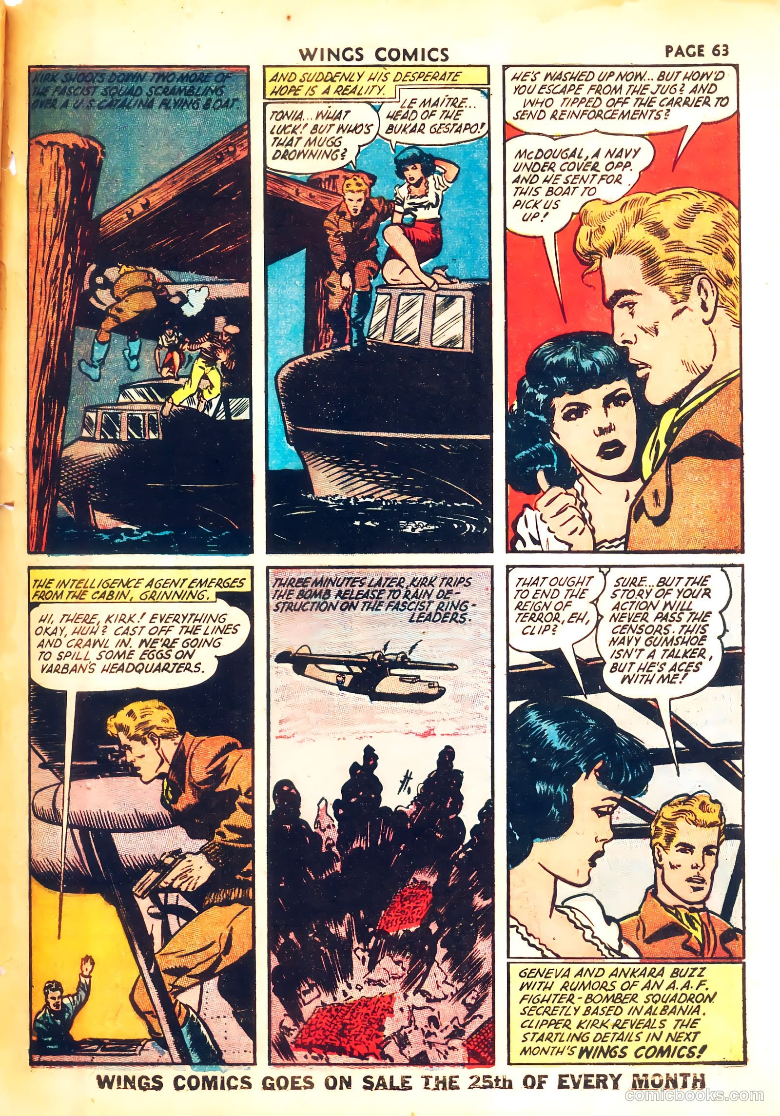 Wings Comics #31 — page 64 of 67